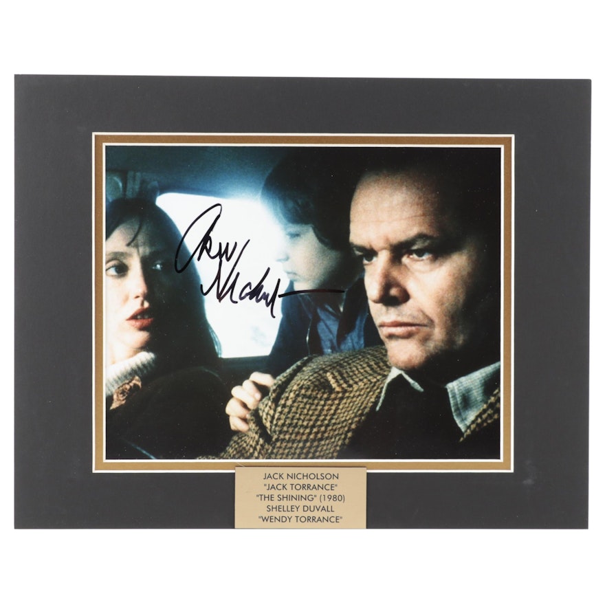 Jack Nicholson "Jack Torrance" Signed "The Shining" (1980) Movie Photo Print