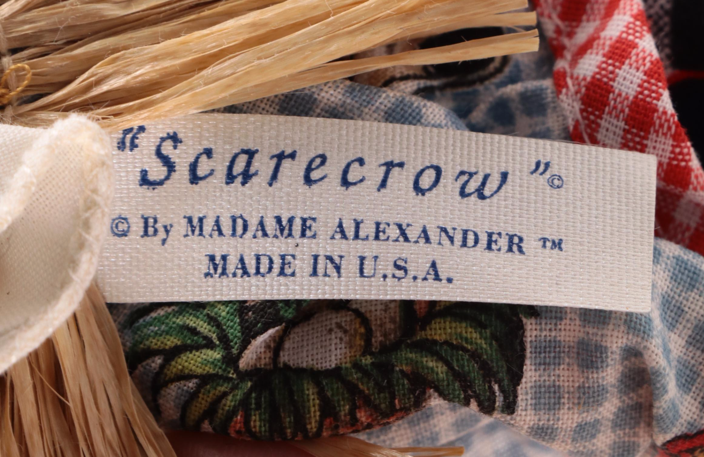 Madame Alexander "Wizard of Oz" Dolls "Dorothy", "Scarecrow", Tin Man", "Lion"