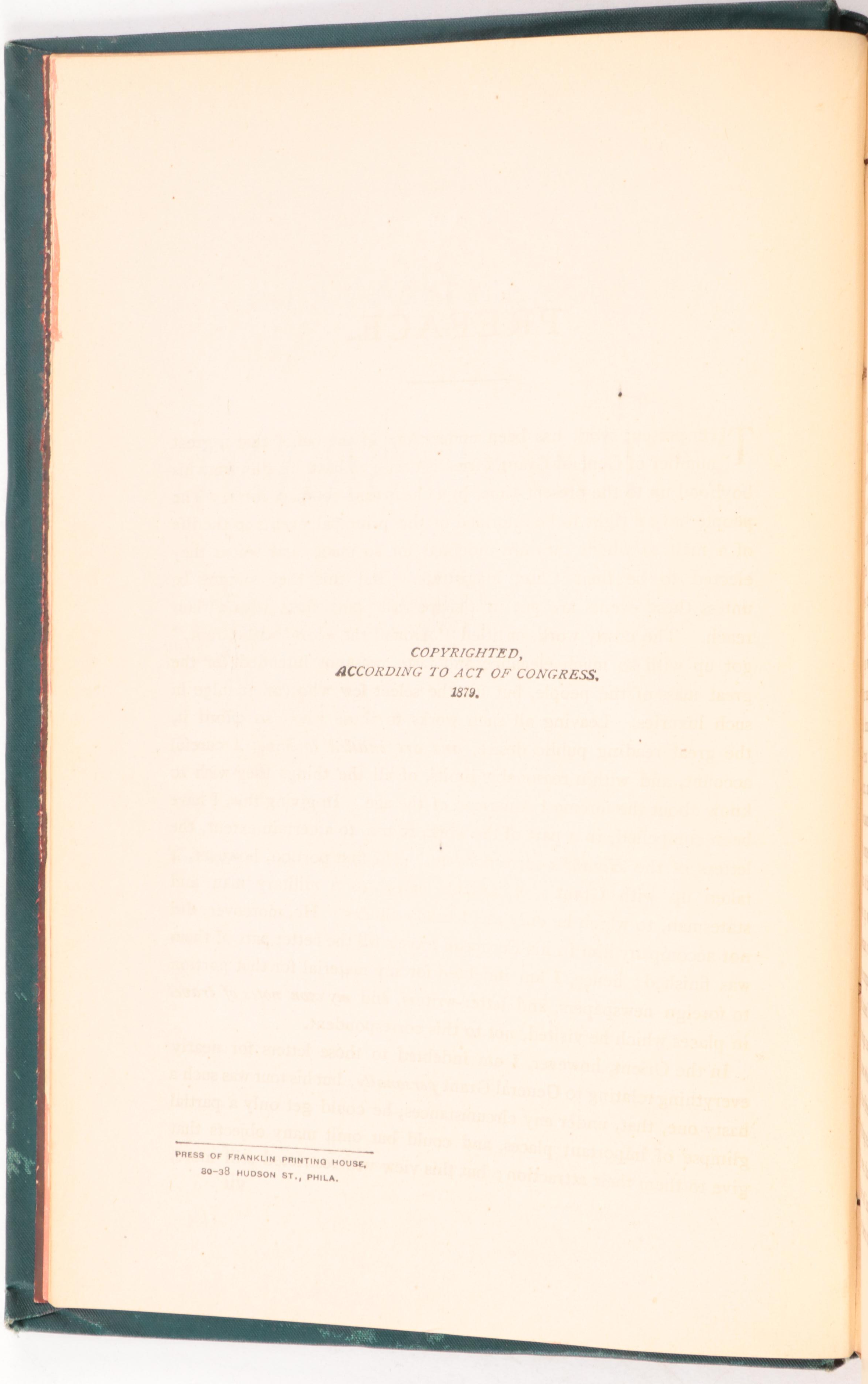 First Edition "The Life and Travels of General Grant" by Joel T. Headley, 1879