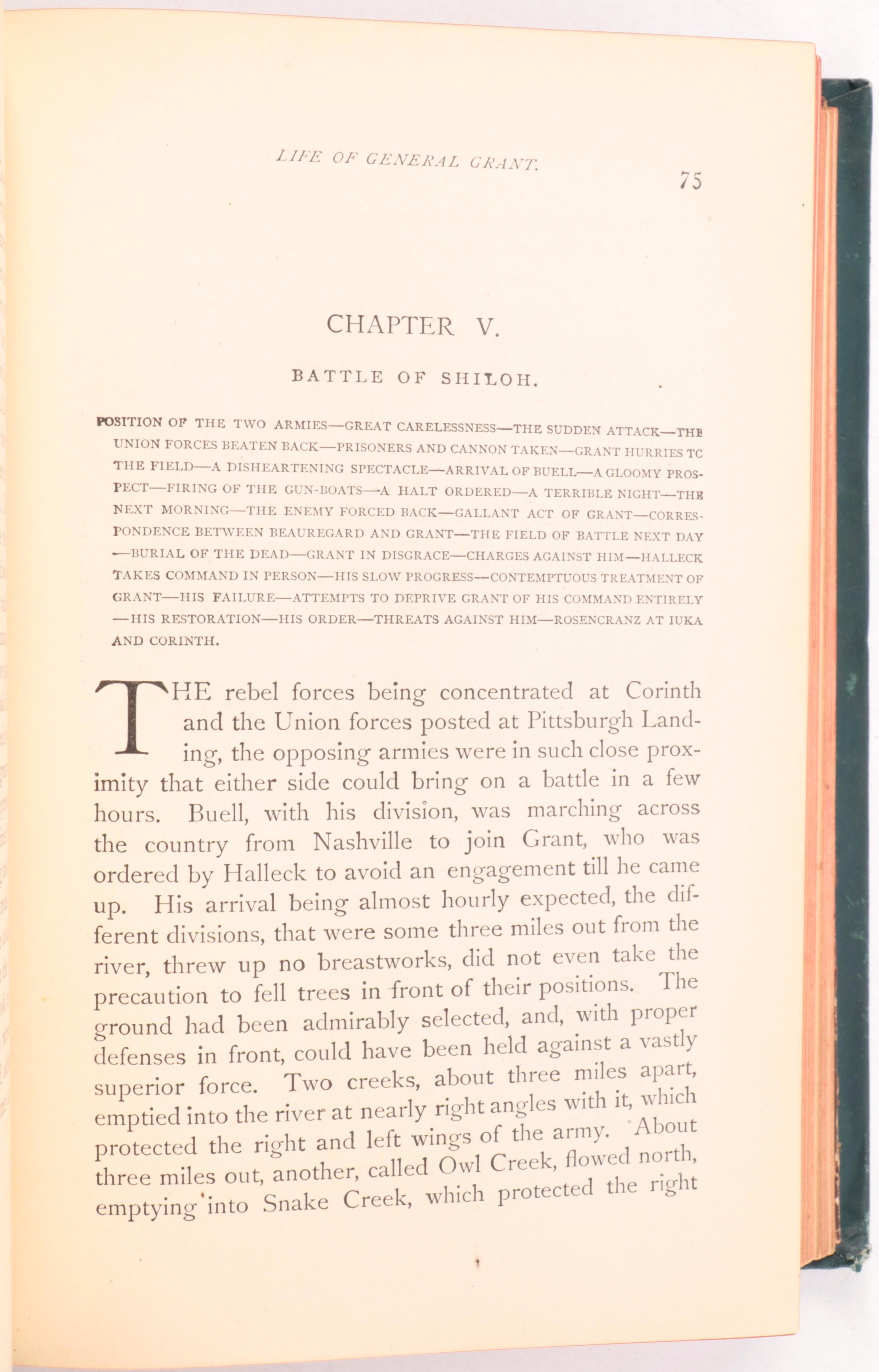 First Edition "The Life and Travels of General Grant" by Joel T. Headley, 1879