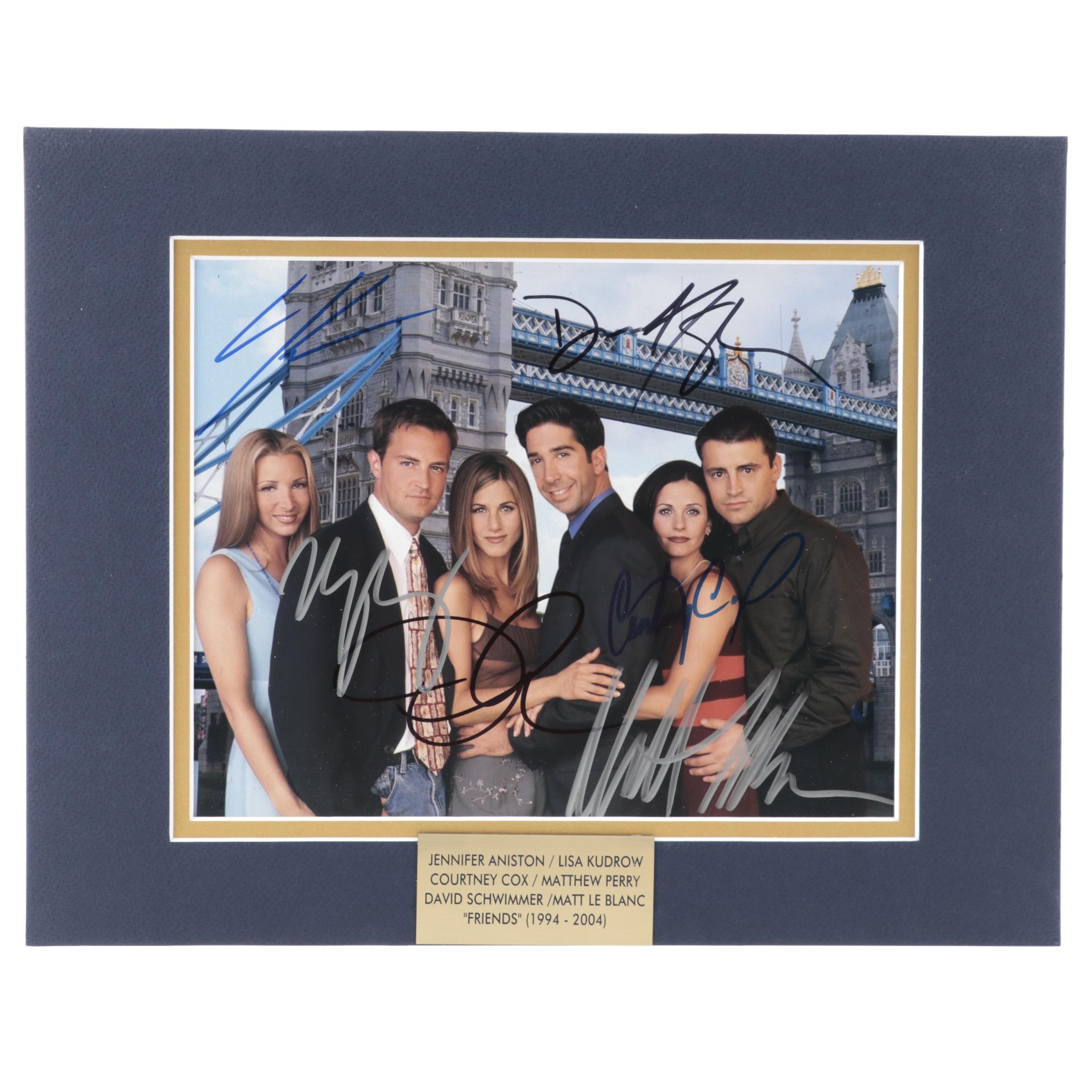 The Cast of "Friends" Signed Television Sitcom (1994-2004) Photo Print, COA