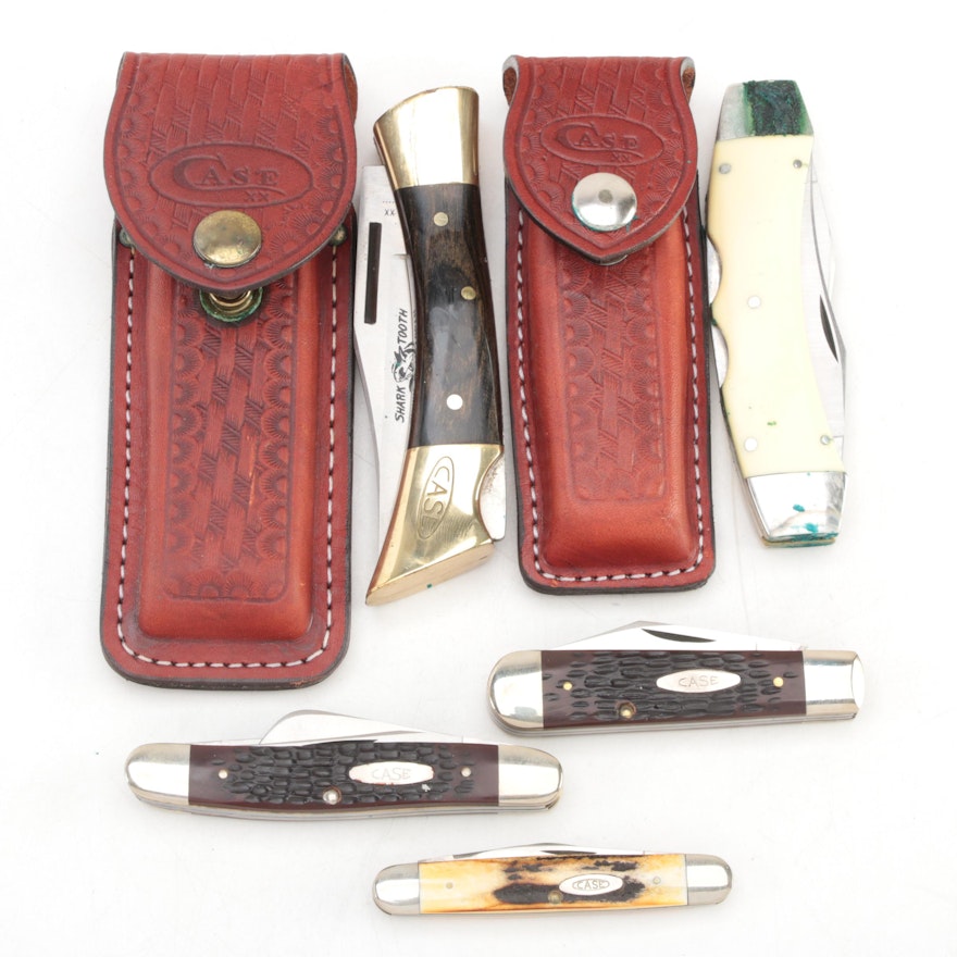 Case Folding Knives Including 5279, P197 LSSP, 273, and More