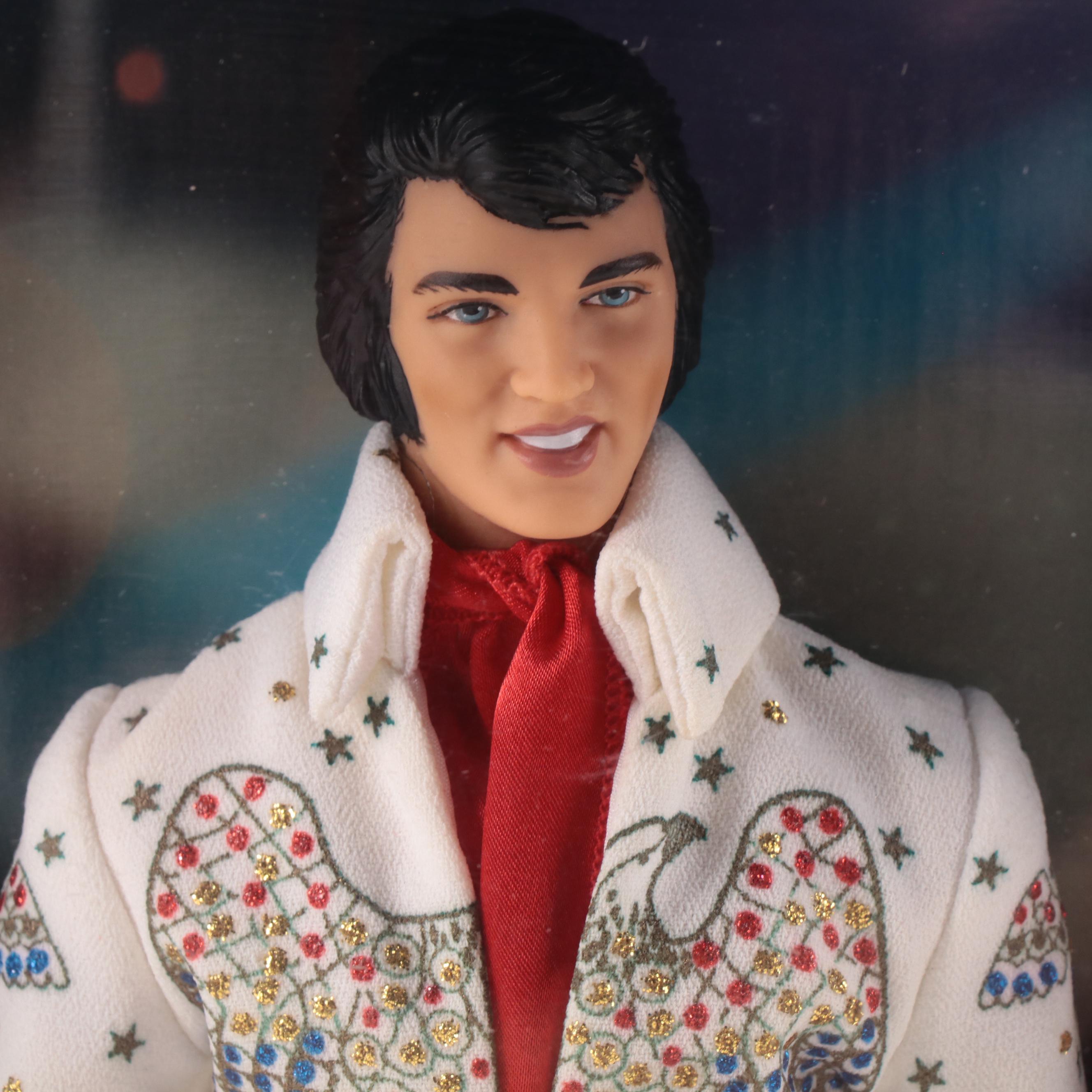 Mattel, Hasbro Collector Edition Elvis Presley Dolls Including "Eagle Jumpsuit"