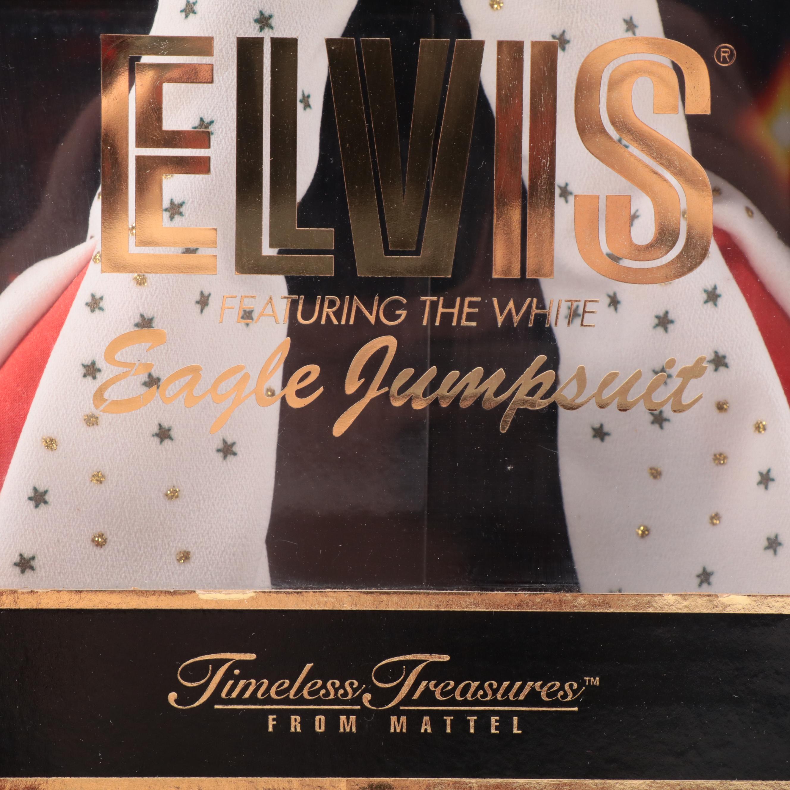 Mattel, Hasbro Collector Edition Elvis Presley Dolls Including "Eagle Jumpsuit"
