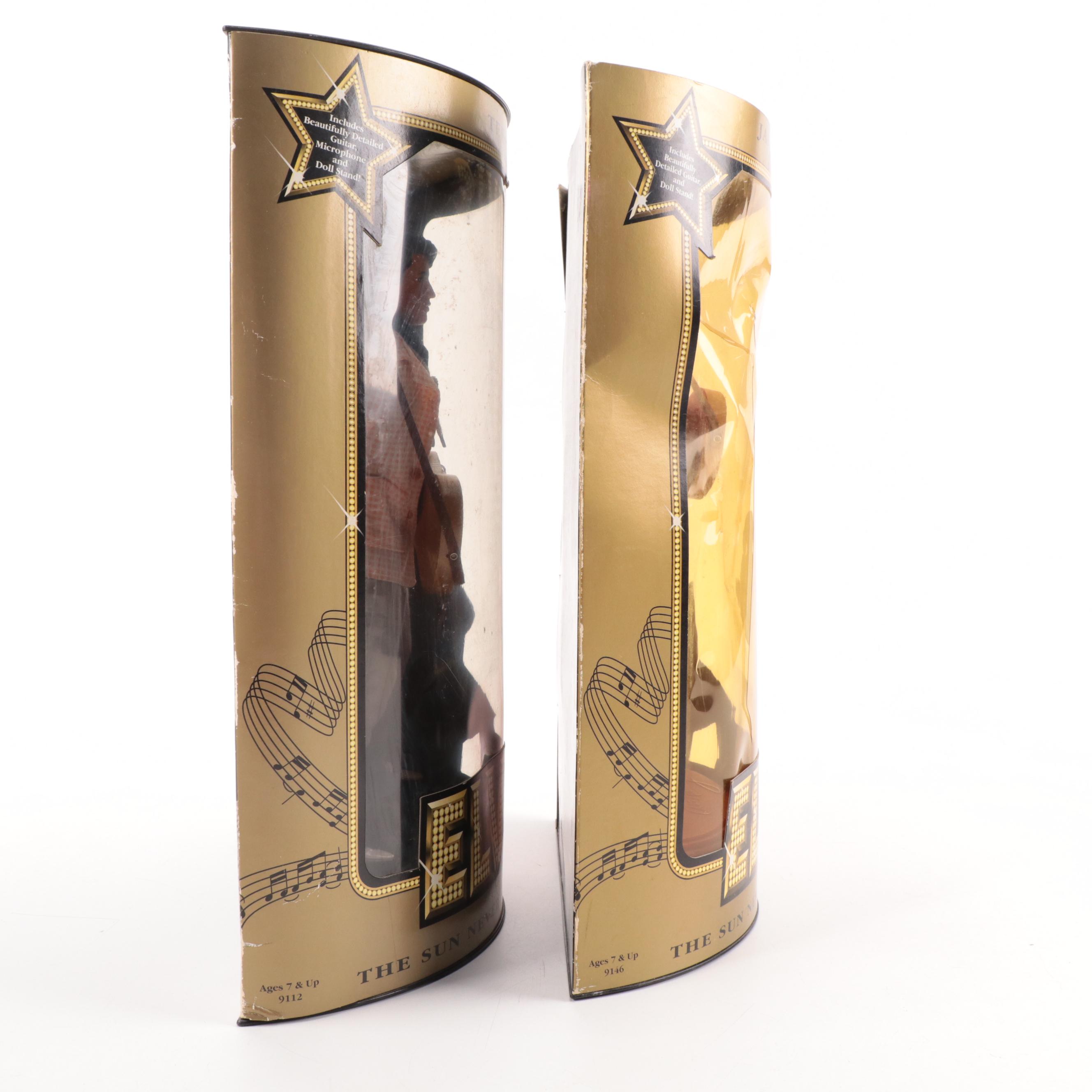 Mattel, Hasbro Collector Edition Elvis Presley Dolls Including "Eagle Jumpsuit"