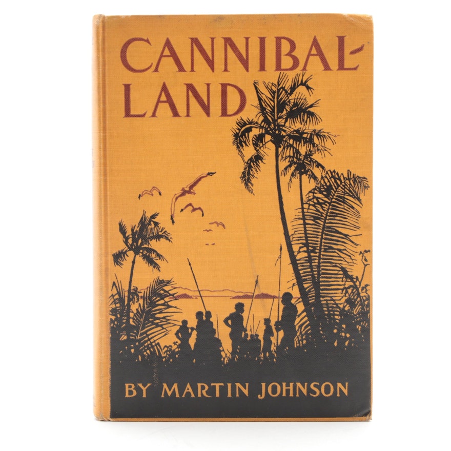 First Edition "Cannibal-Land" by Martin Johnson, 1922