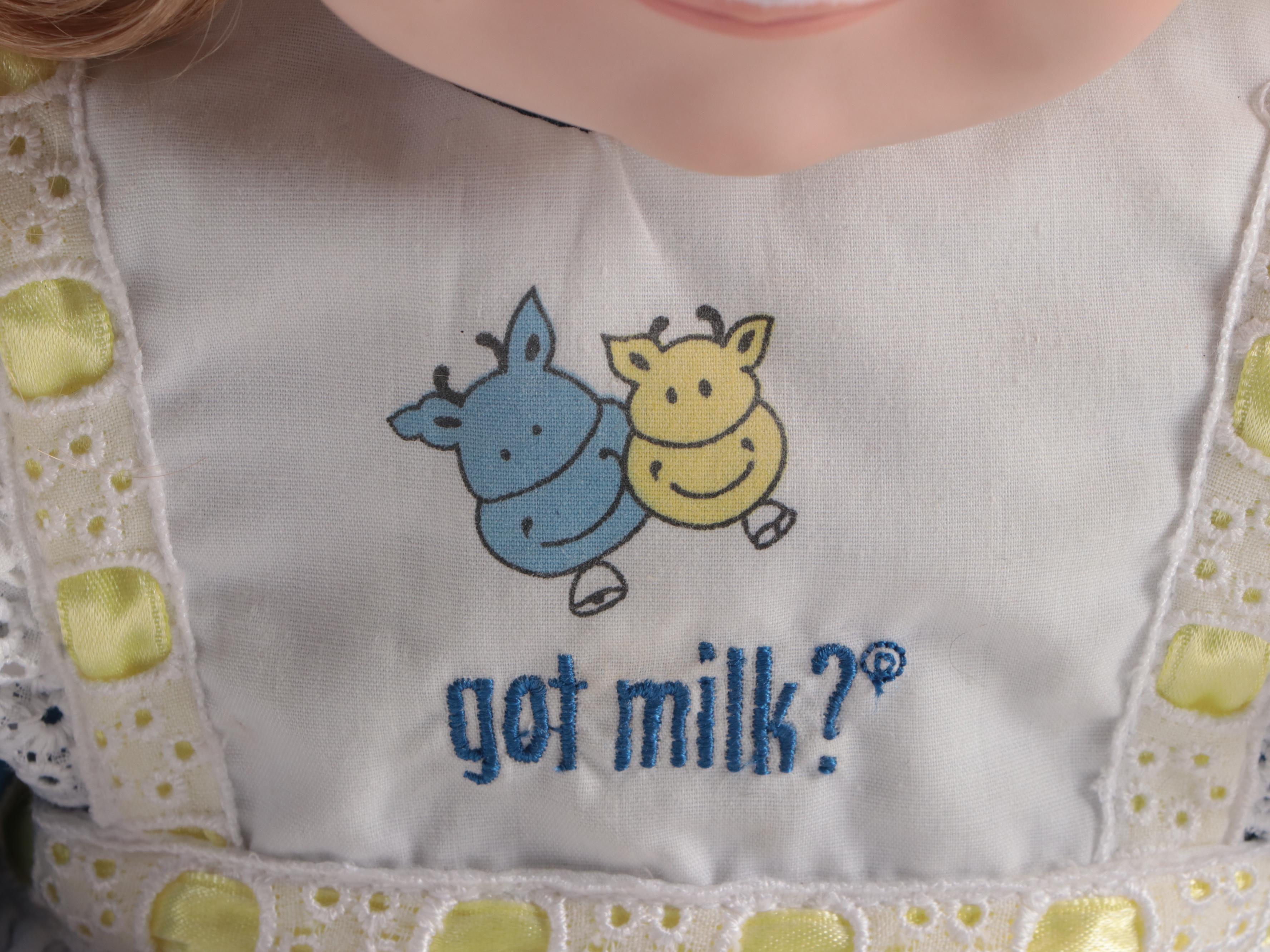 Marie Osmond "Got Milk?" Porcelain Doll, 2003