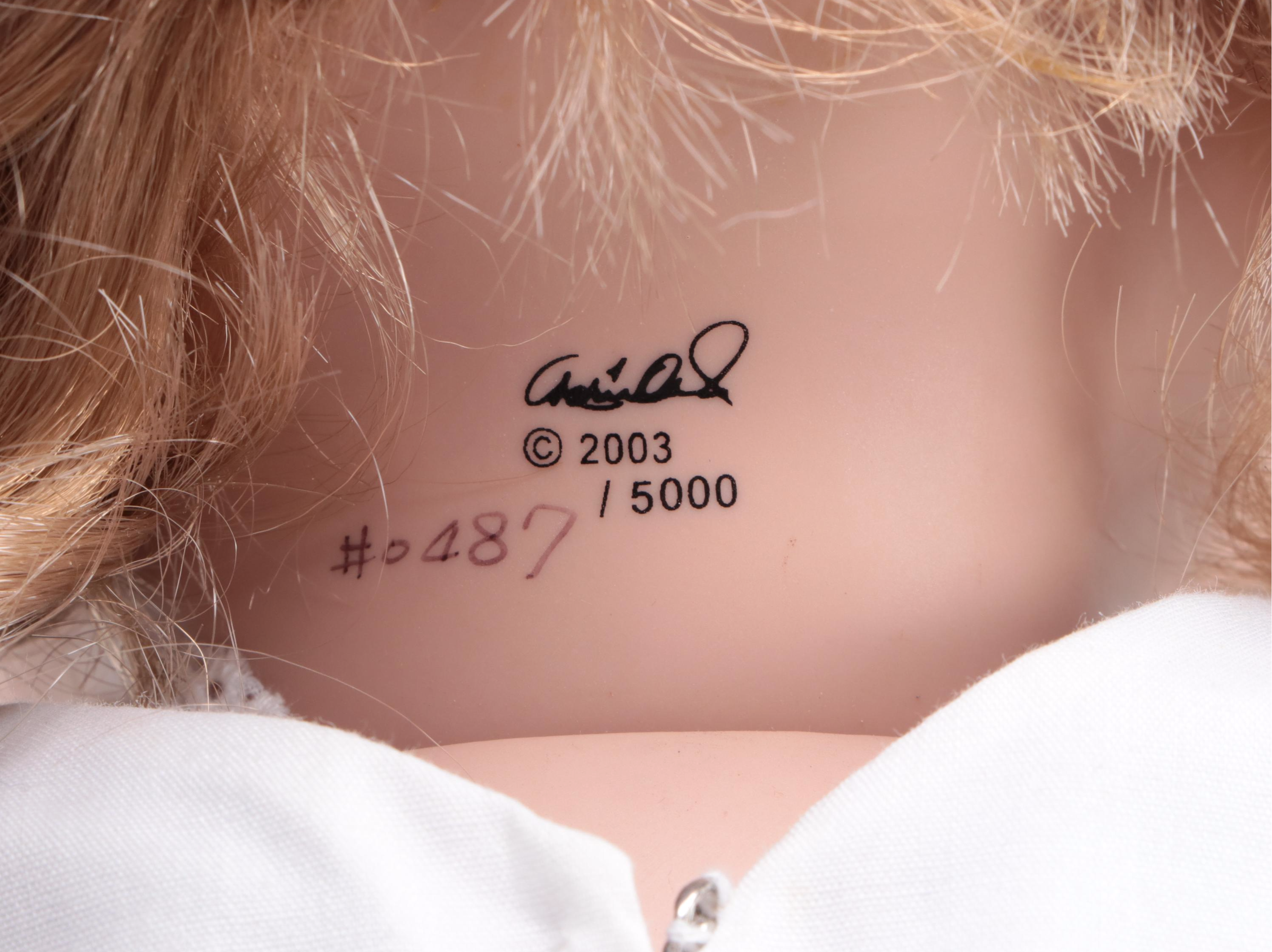 Marie Osmond "Got Milk?" Porcelain Doll, 2003