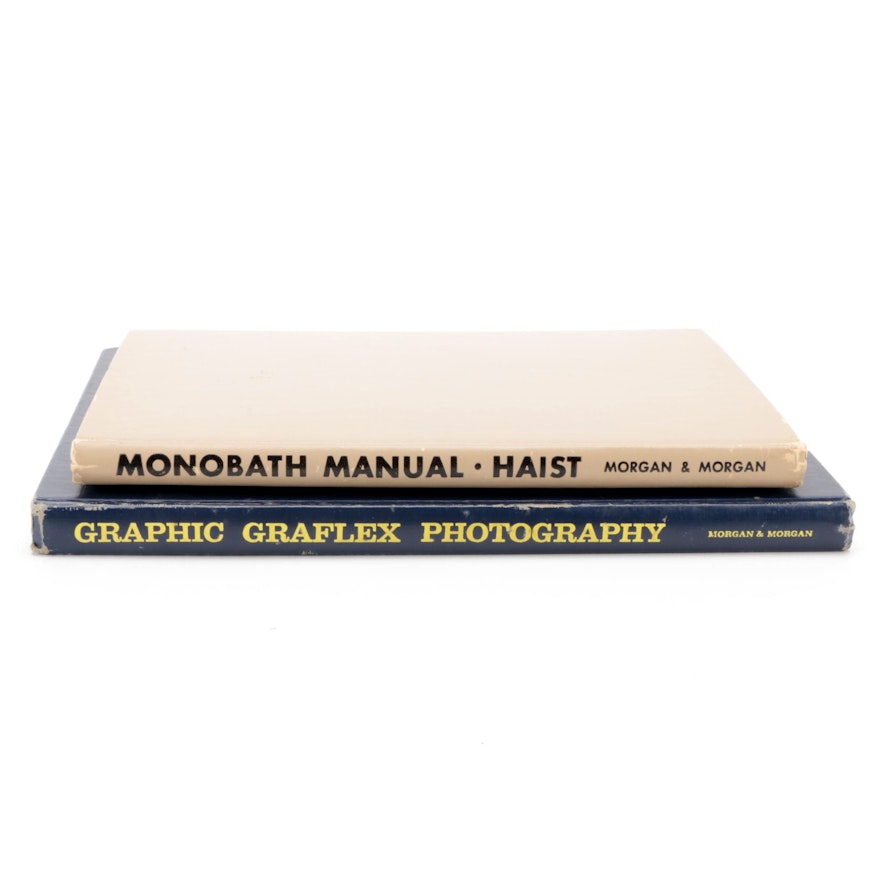 "Monobath Manual" by Grant Haist with "Graphic Graflex Photography" by Morgan