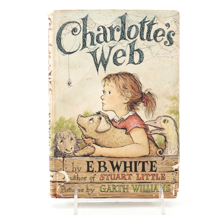 "Charlotte's Web" by E. B. White with Original Dust Jacket