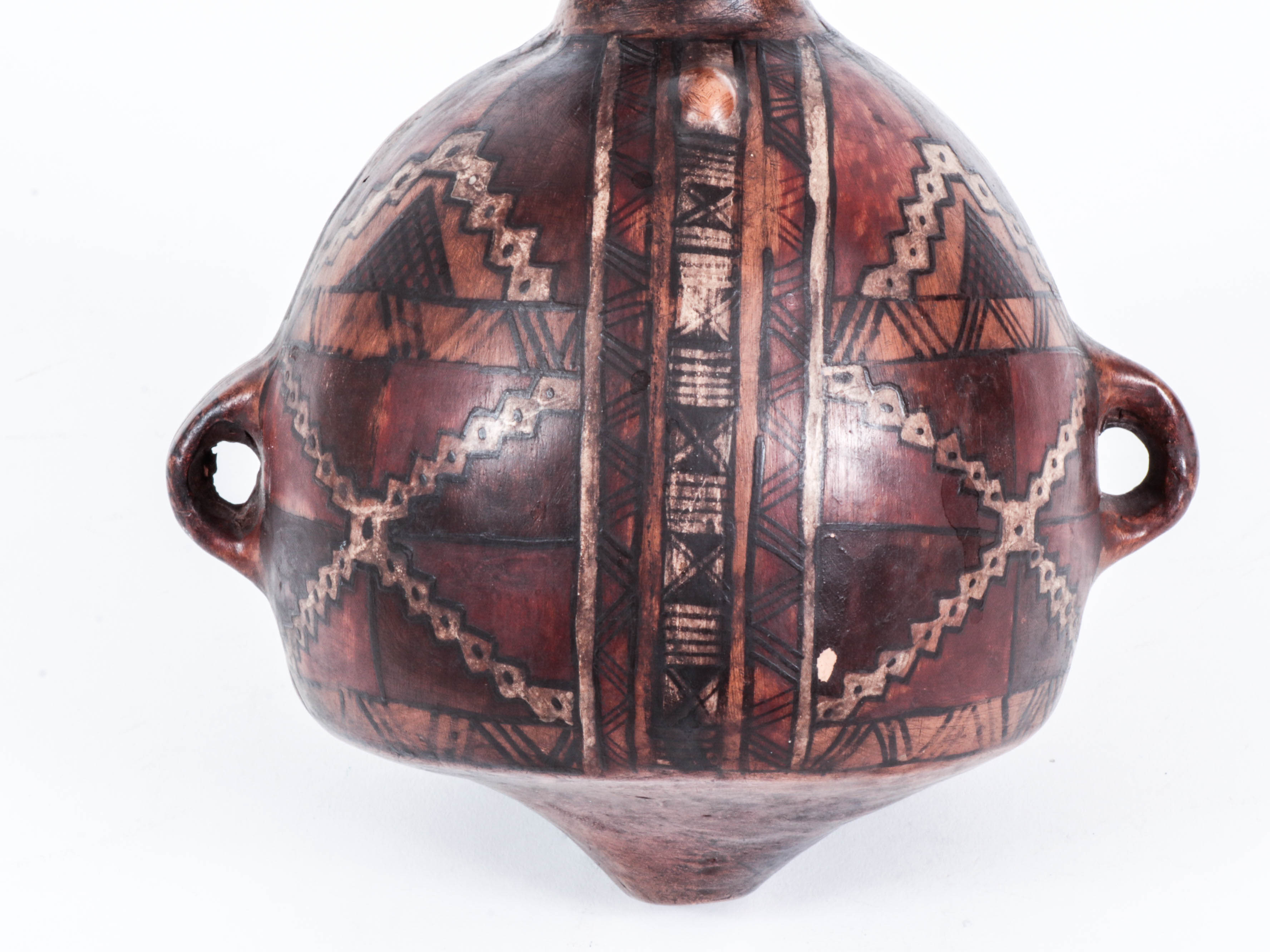 Incan Pigmented Clay Urpu, circa 1400-1500