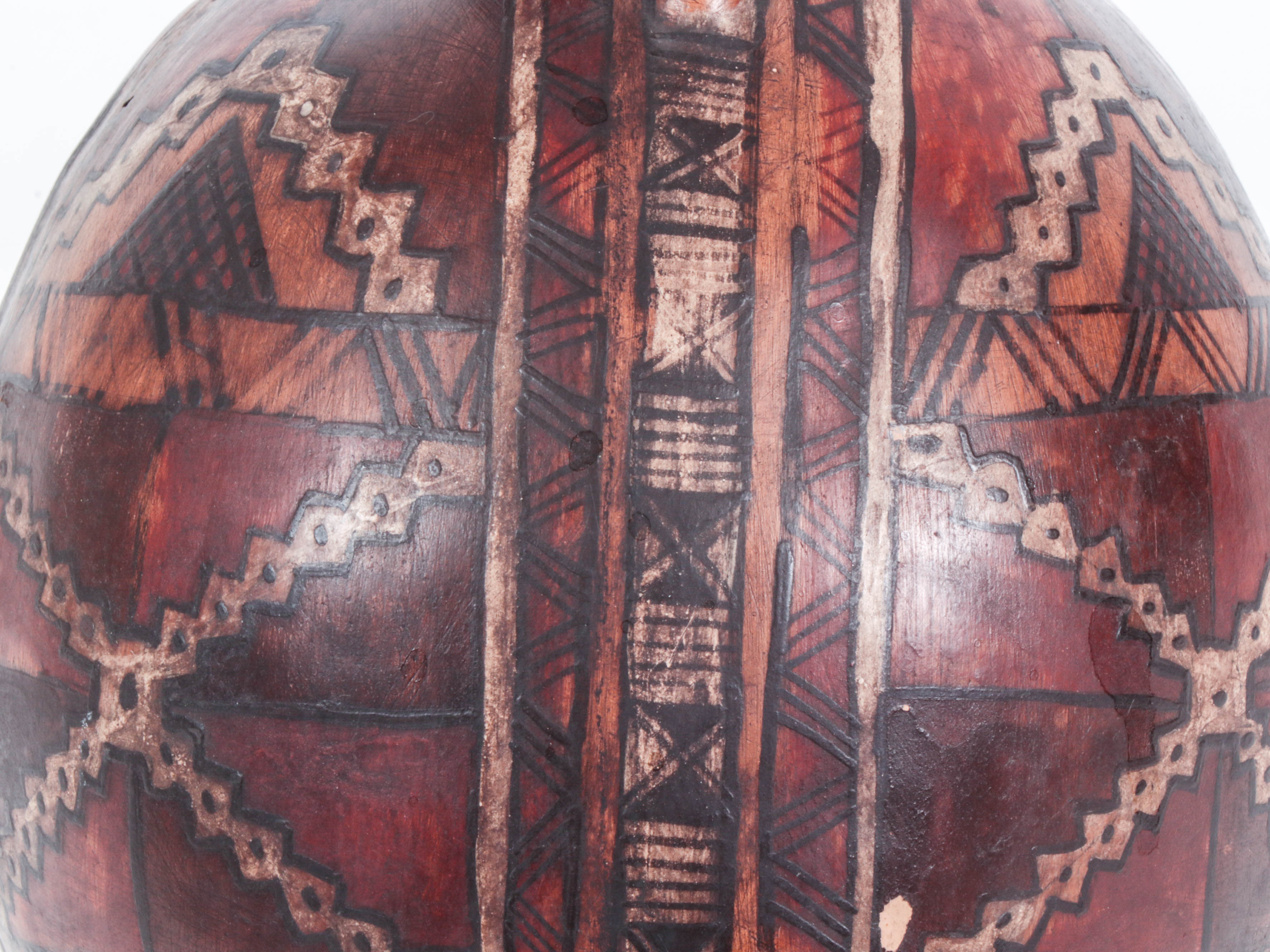 Incan Pigmented Clay Urpu, circa 1400-1500