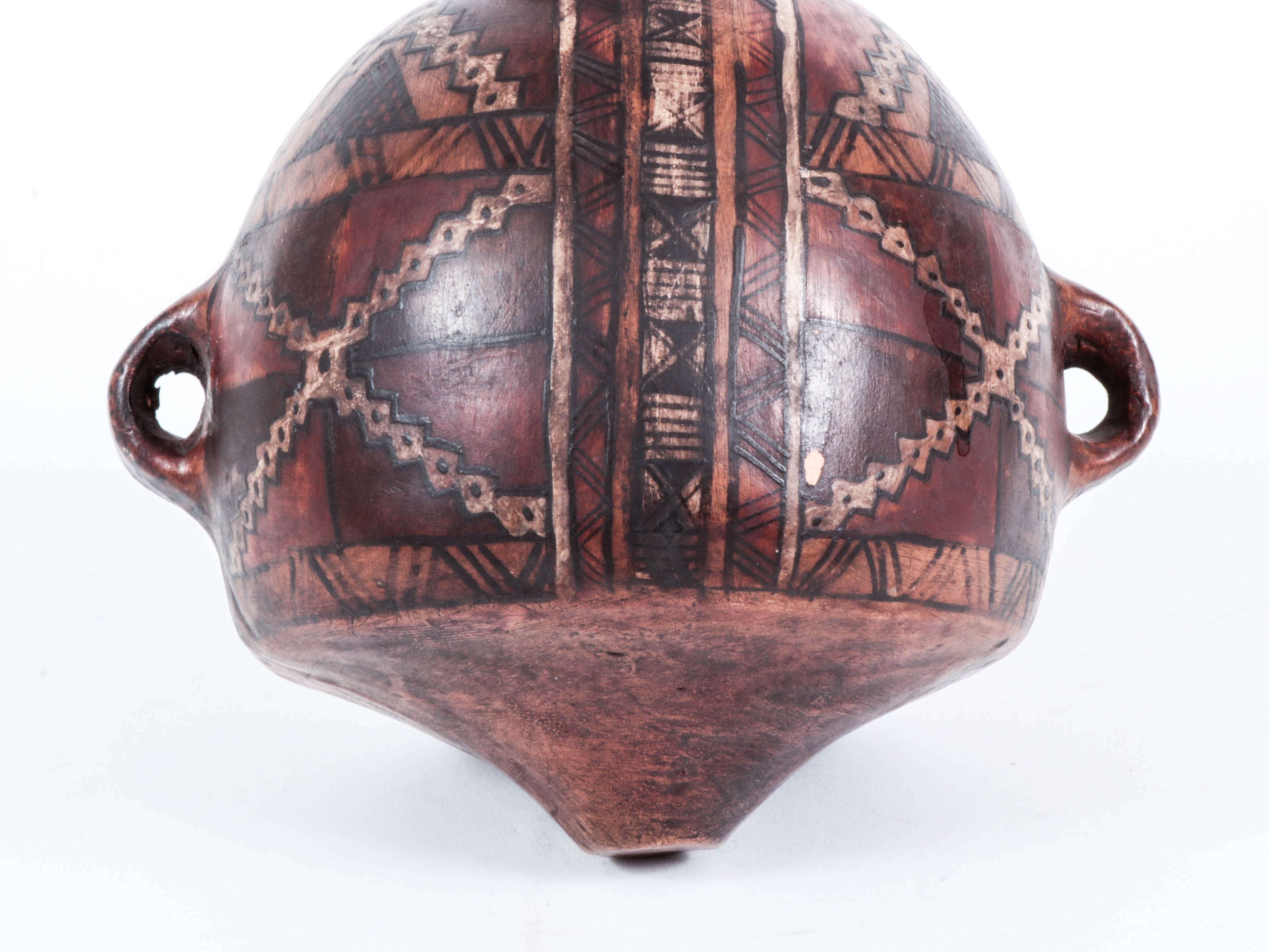 Incan Pigmented Clay Urpu, circa 1400-1500