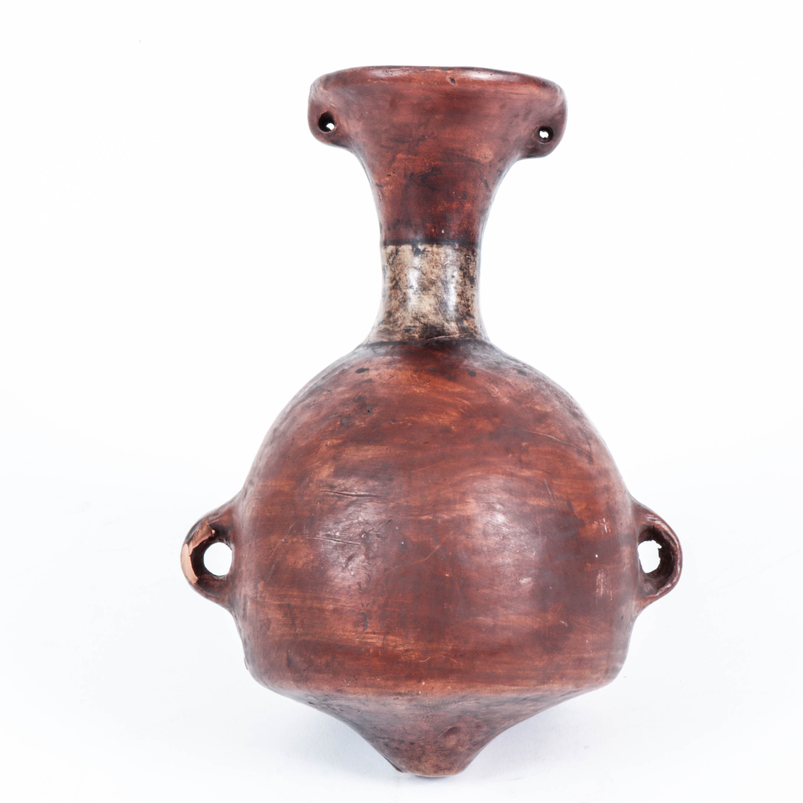 Incan Pigmented Clay Urpu, circa 1400-1500