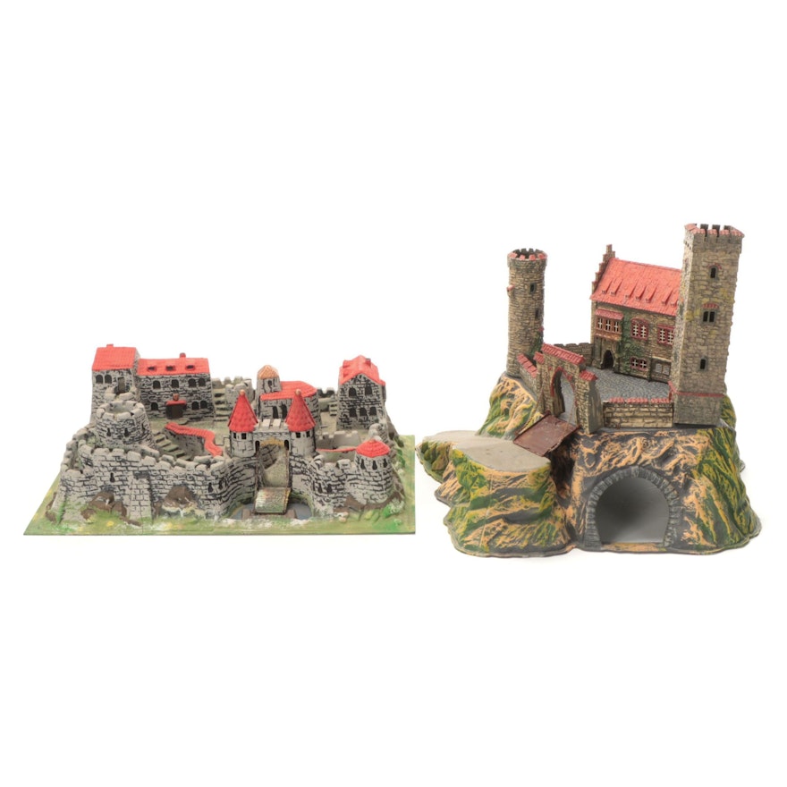 Train Scenery, Castle, Working Drawbridge, Tower, and More