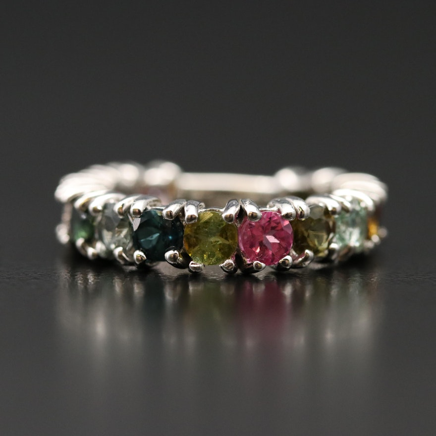 Sterling Tourmaline Ring