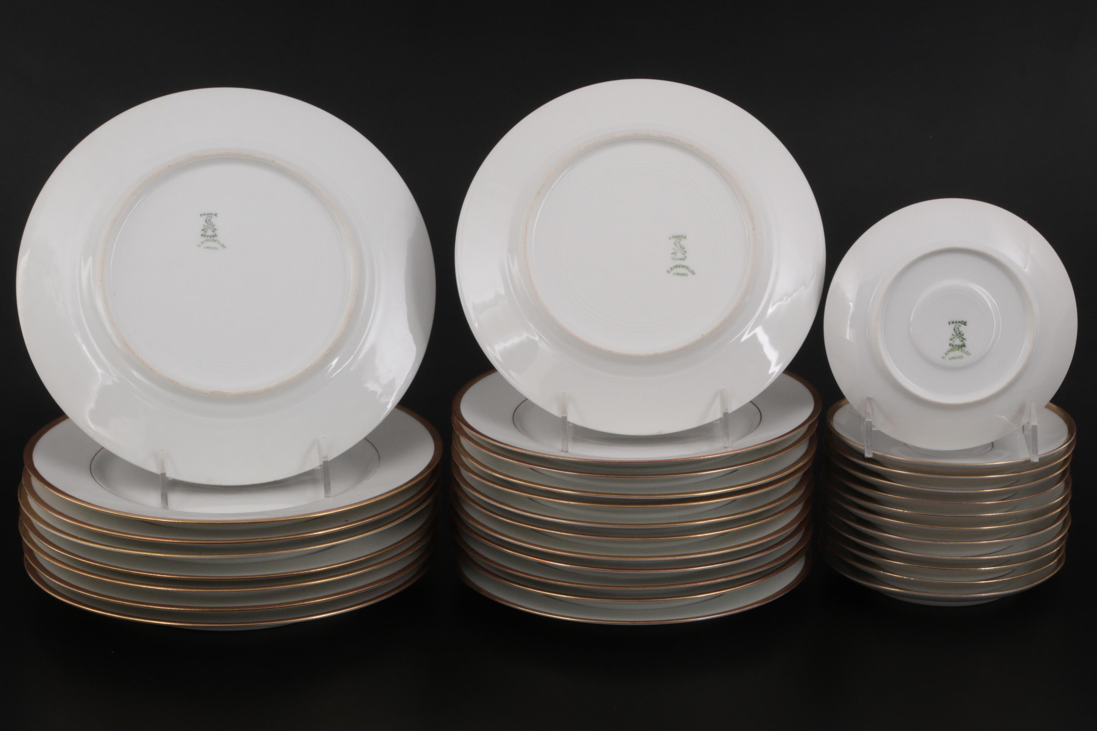 Charles Ahrenfeldt Limoges Porcelain Dinnerware
