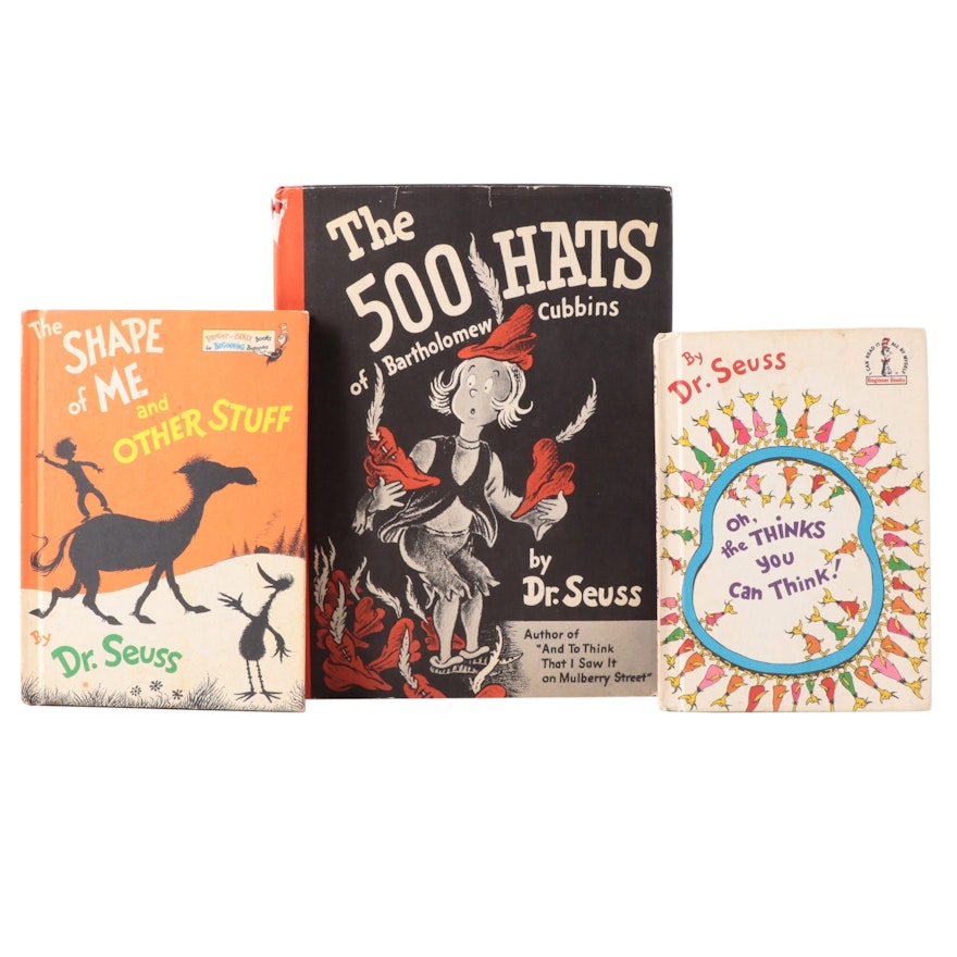 Early Printing "The 500 Hats of Bartholomew Cubbins" and More by Dr. Seuss