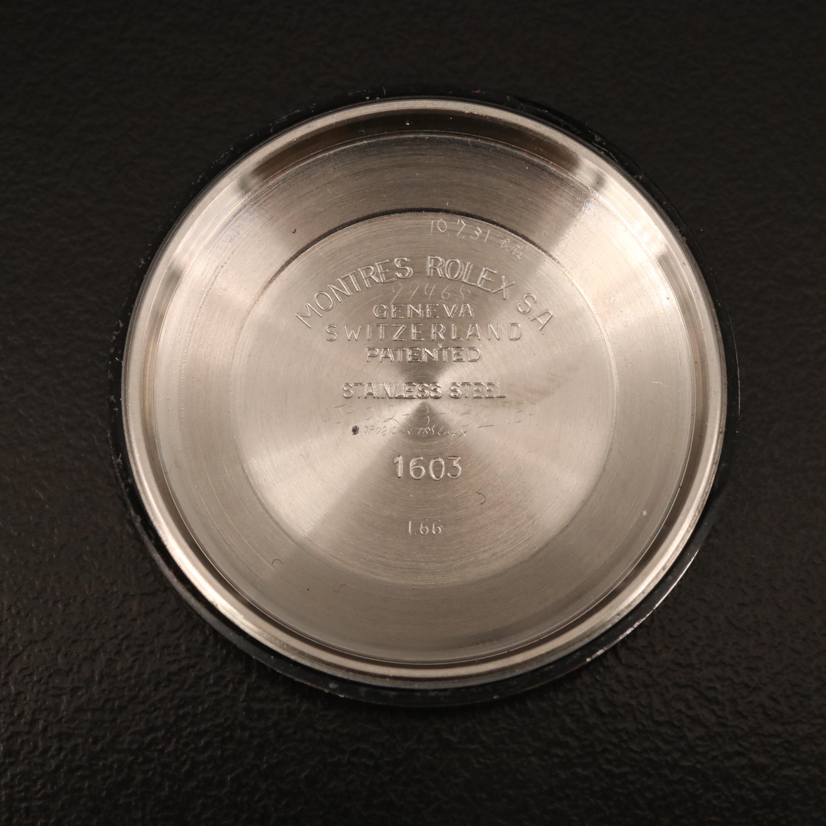 1966 Rolex Oyster Perpetual Datejust 14K and Stainless Steel Watch