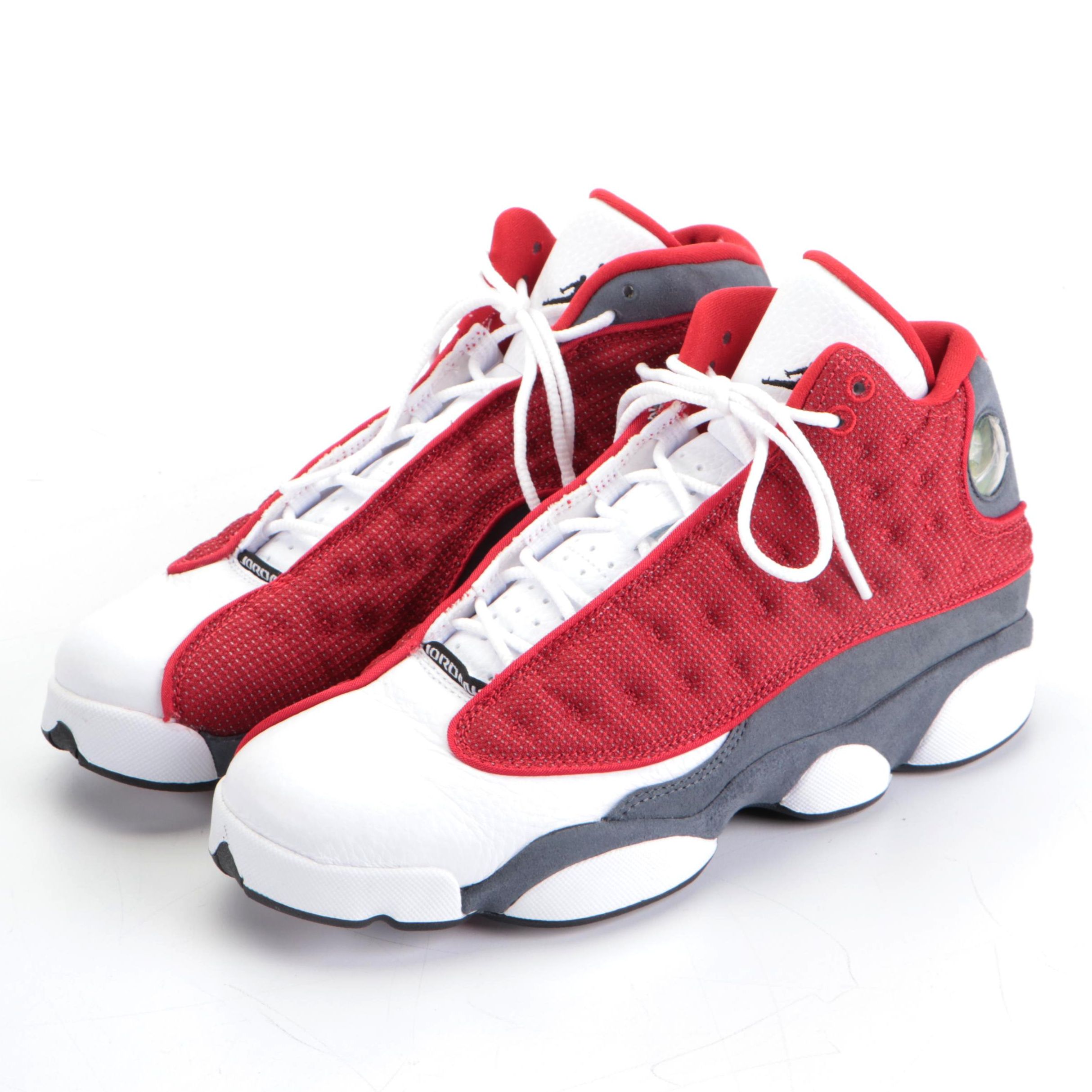 Kids' Air Jordan 13 Retro Gym Red Flint Grey Basketball Sneakers with Box