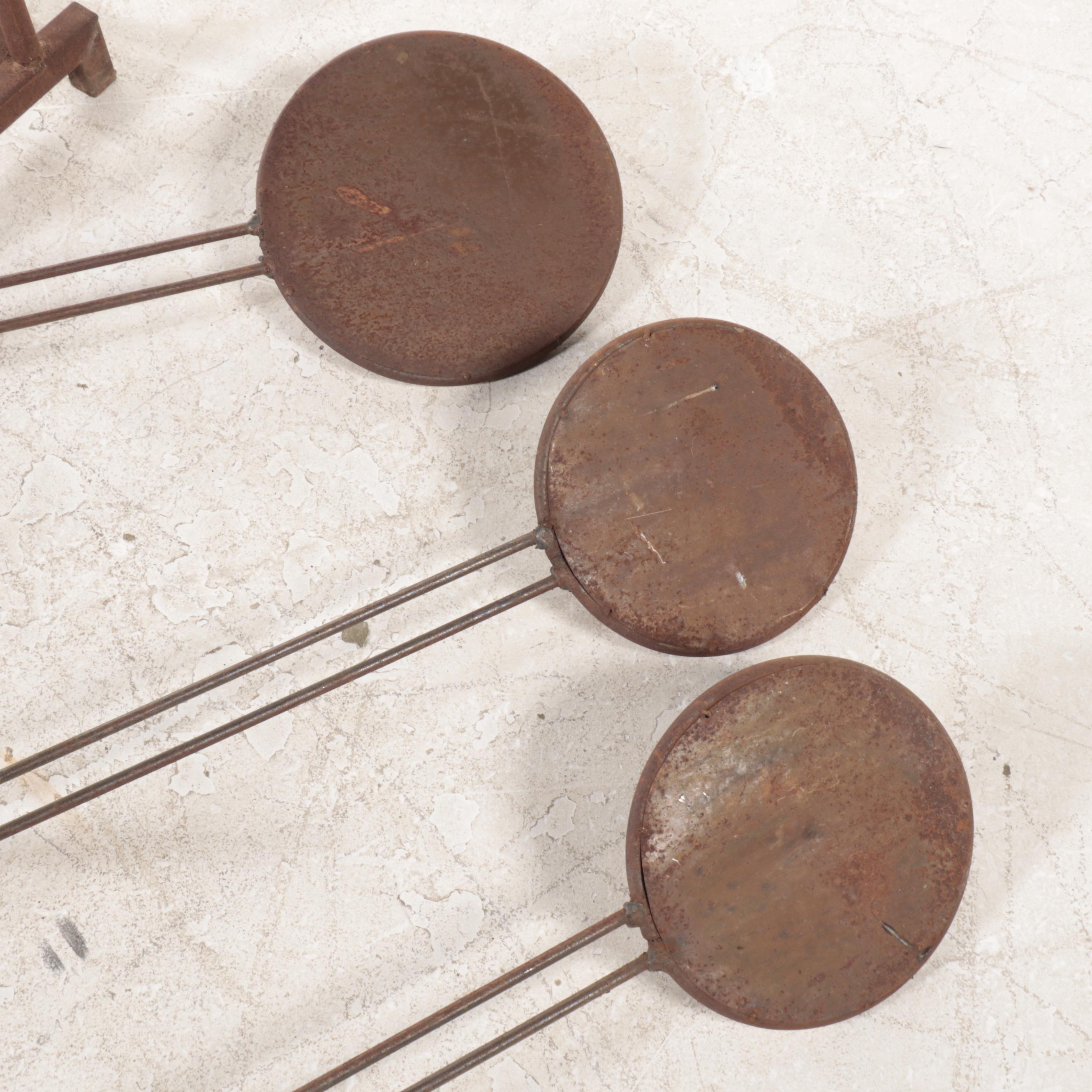 Metal Kinetic Pendulum Yard Sculpture, Mid to Late 20th Century