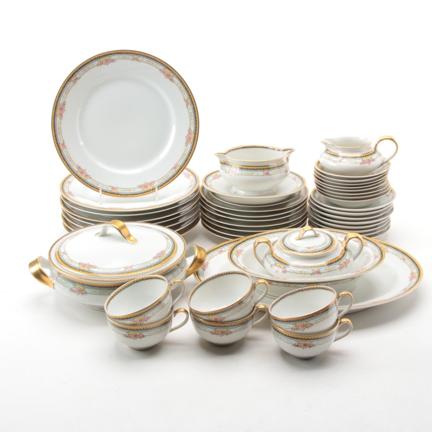 Haviland "Paris Gold" Porcelain Dinnerware, Late 19th to Early 20th Century