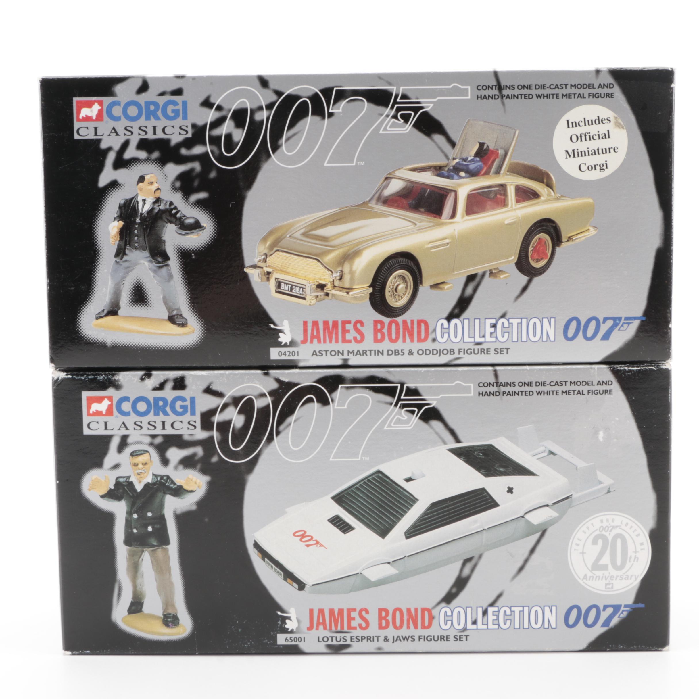 James Bond Collection Aston Martin and Lotus by Corgi, 1990s