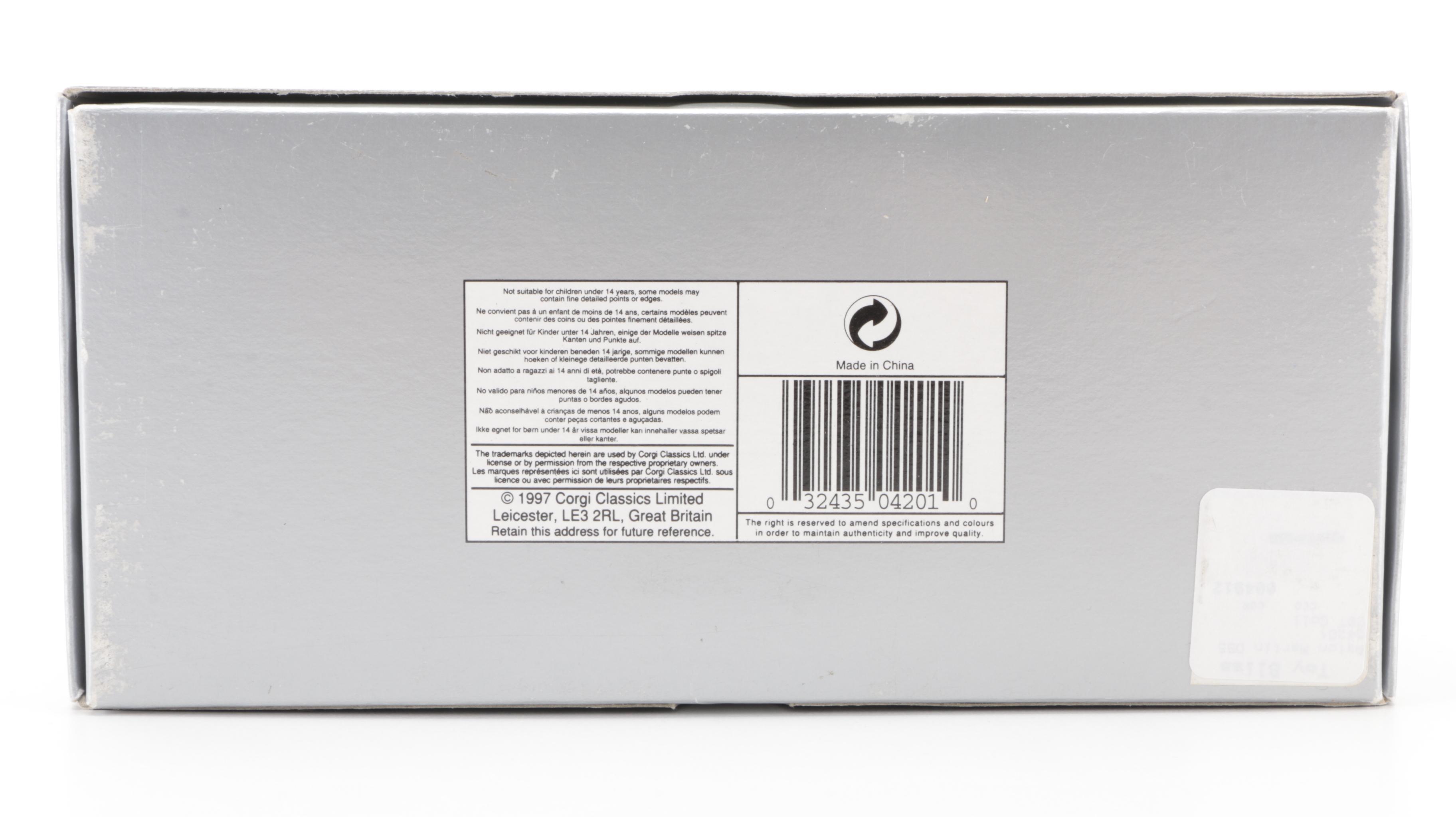 James Bond Collection Aston Martin and Lotus by Corgi, 1990s