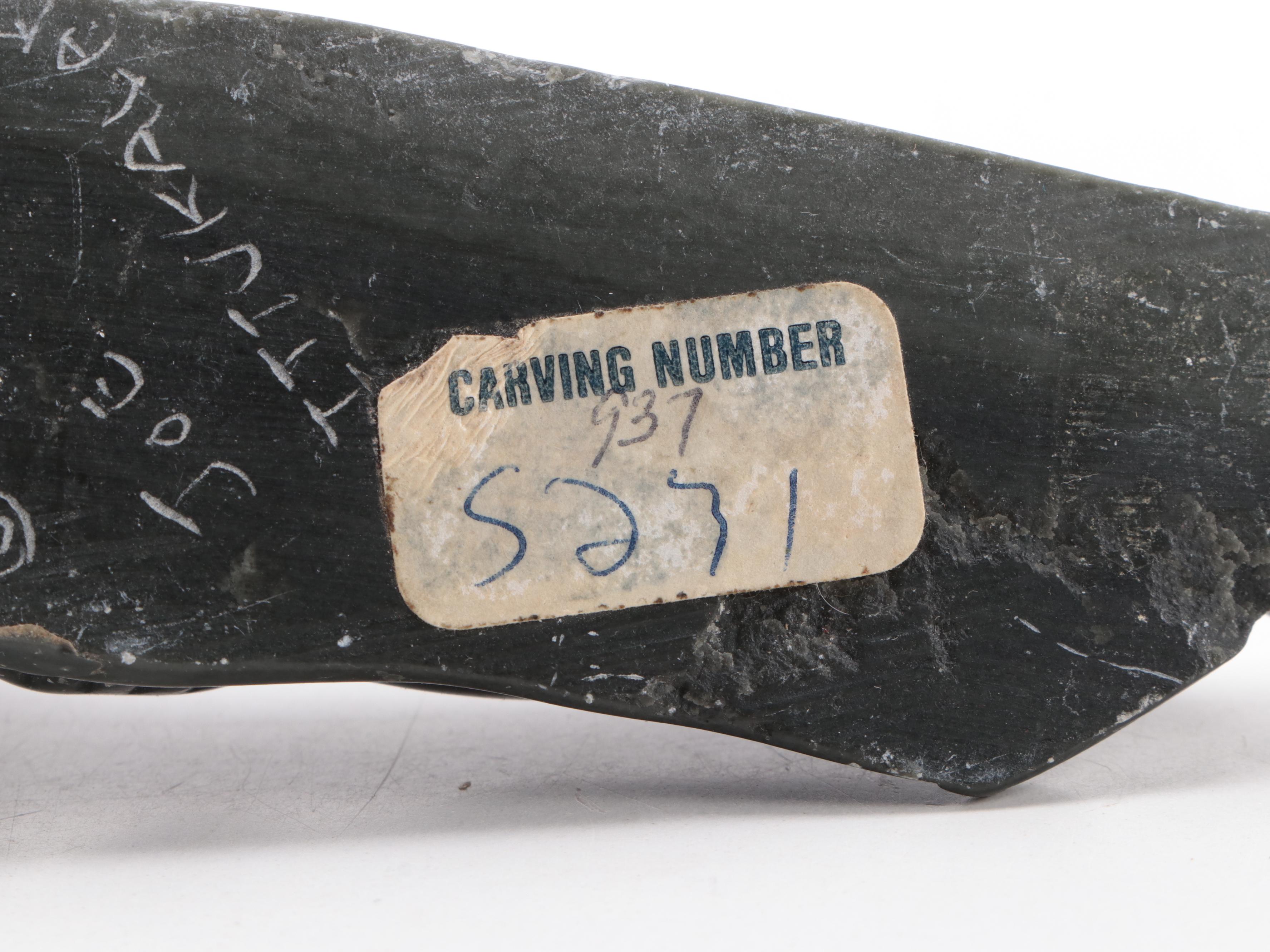 Inuit Carved Soapstone Animals with Other Carved Stone Figurines