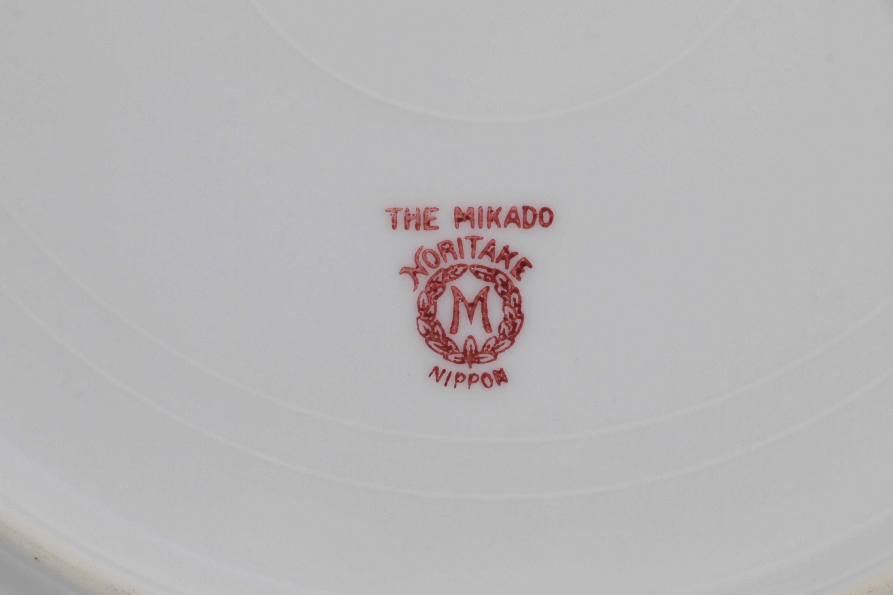 Noritake "The Mikado" Porcelain Dinnerware and Other Serving Dishes