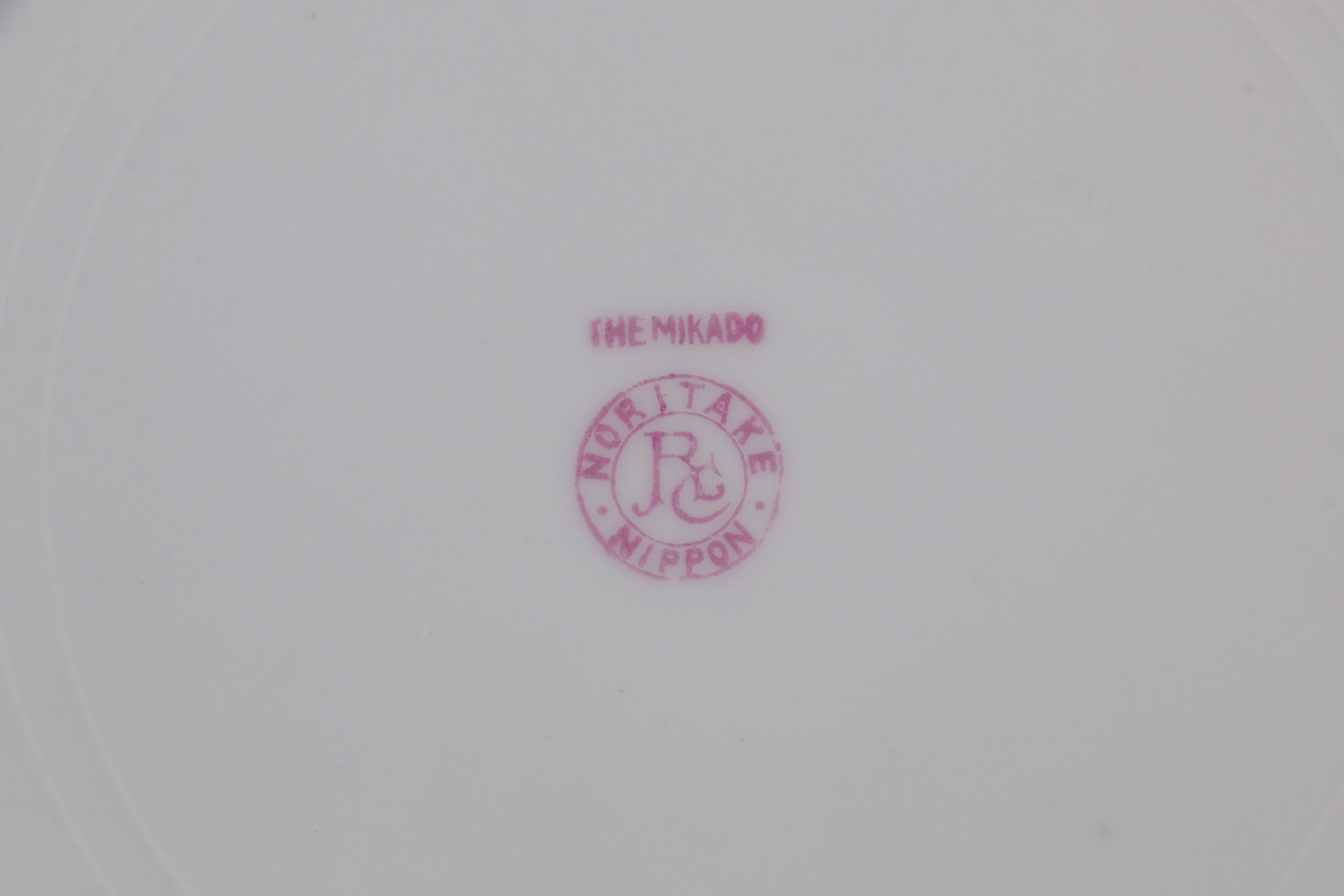 Noritake "The Mikado" Porcelain Dinnerware and Other Serving Dishes