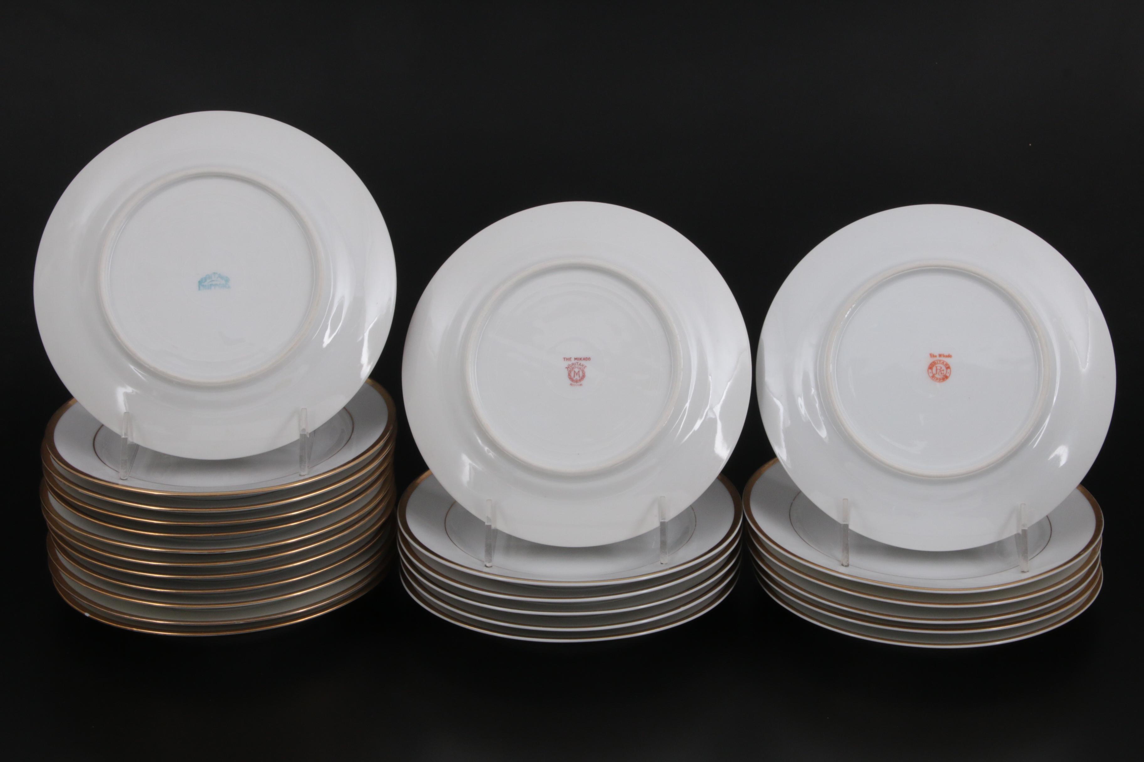 Noritake "The Mikado" Porcelain Dinnerware and Other Serving Dishes