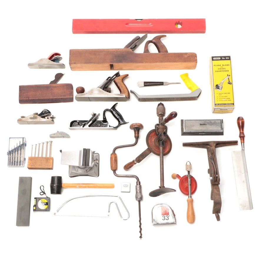 Ohio Tool Co., Stanley and Other Saws, Drills, Planes and Hand Tools