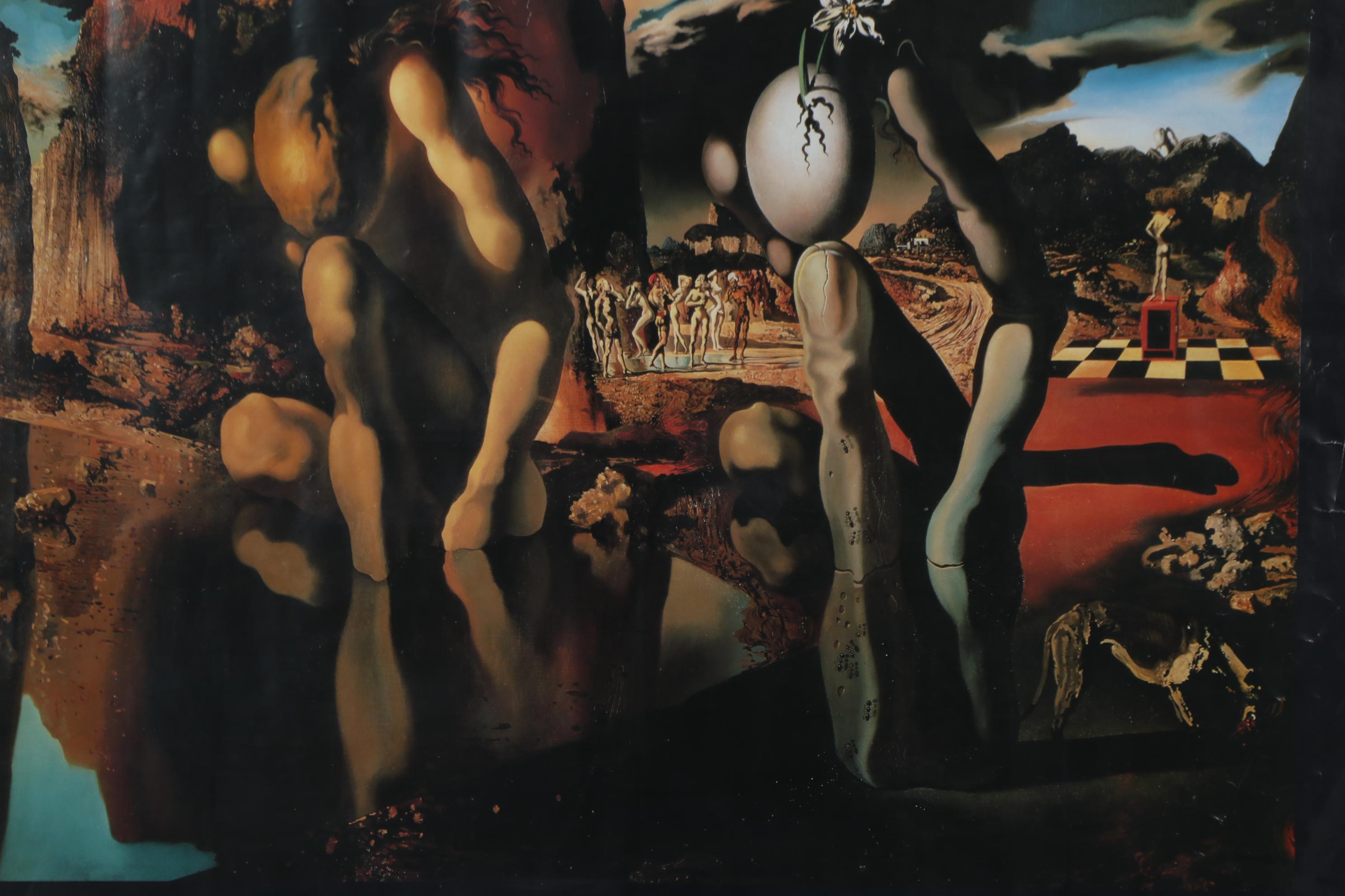 Offset Lithograph After Salvador Dalí "Metamorphosis of Narcissus"