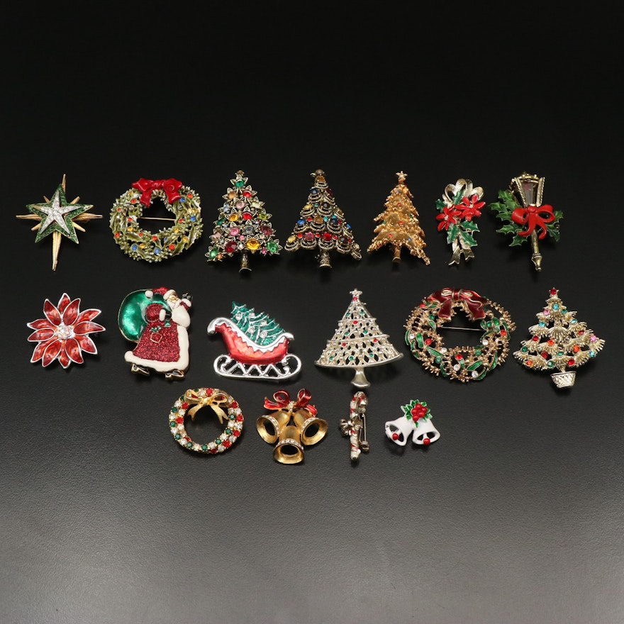 Hollycraft and Arthur Pepper Featured in Christmas Themed Brooches