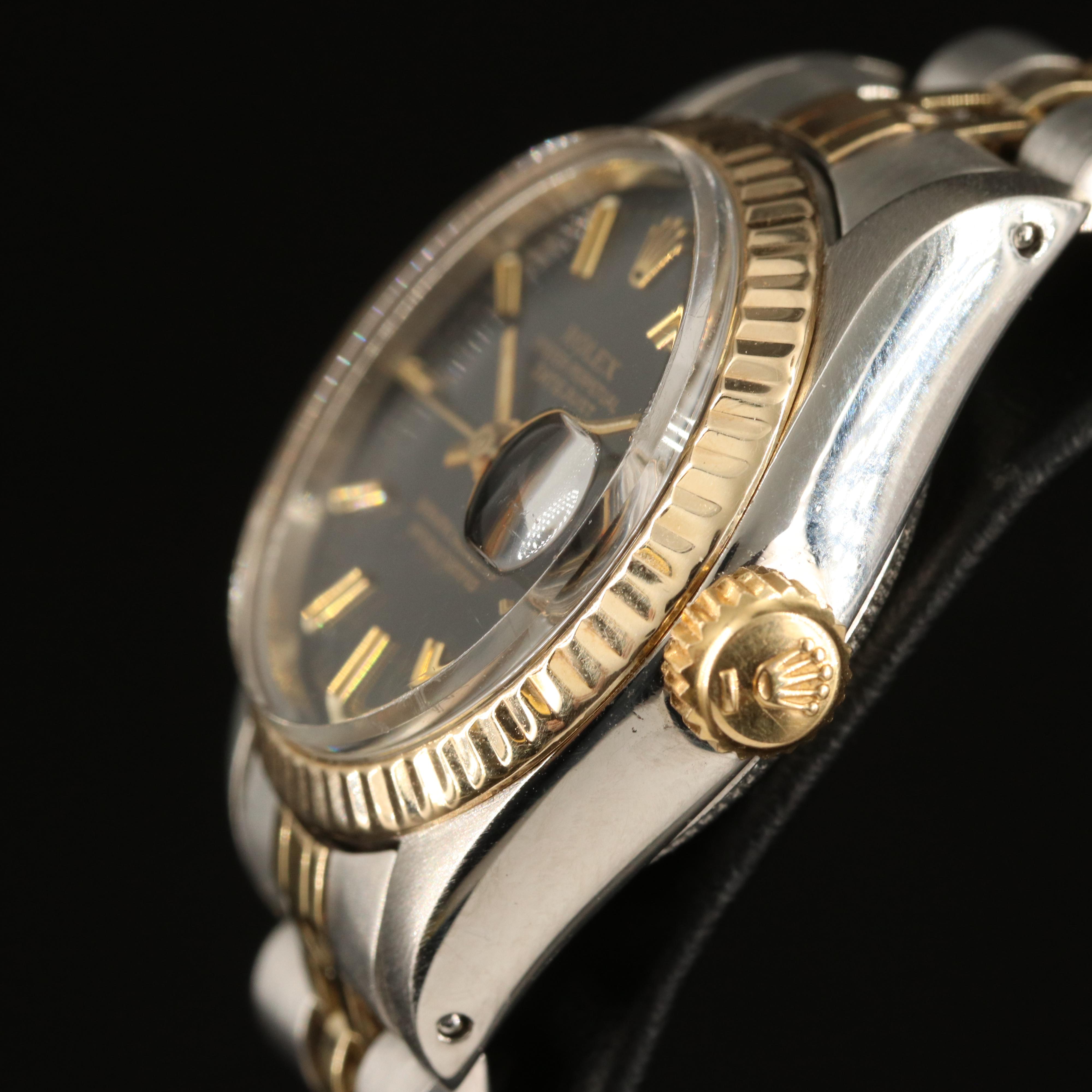 1980 Rolex Datejust 18K and Stainless Steel Watch