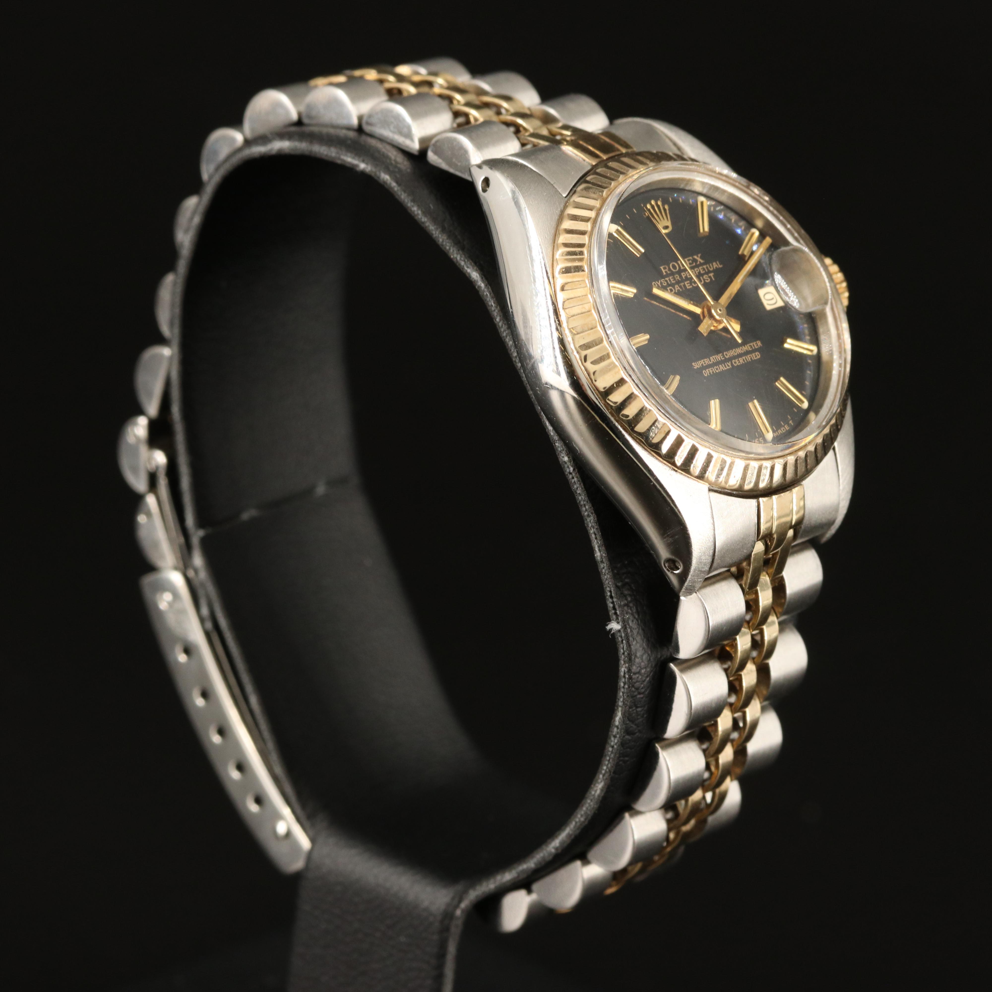 1980 Rolex Datejust 18K and Stainless Steel Watch