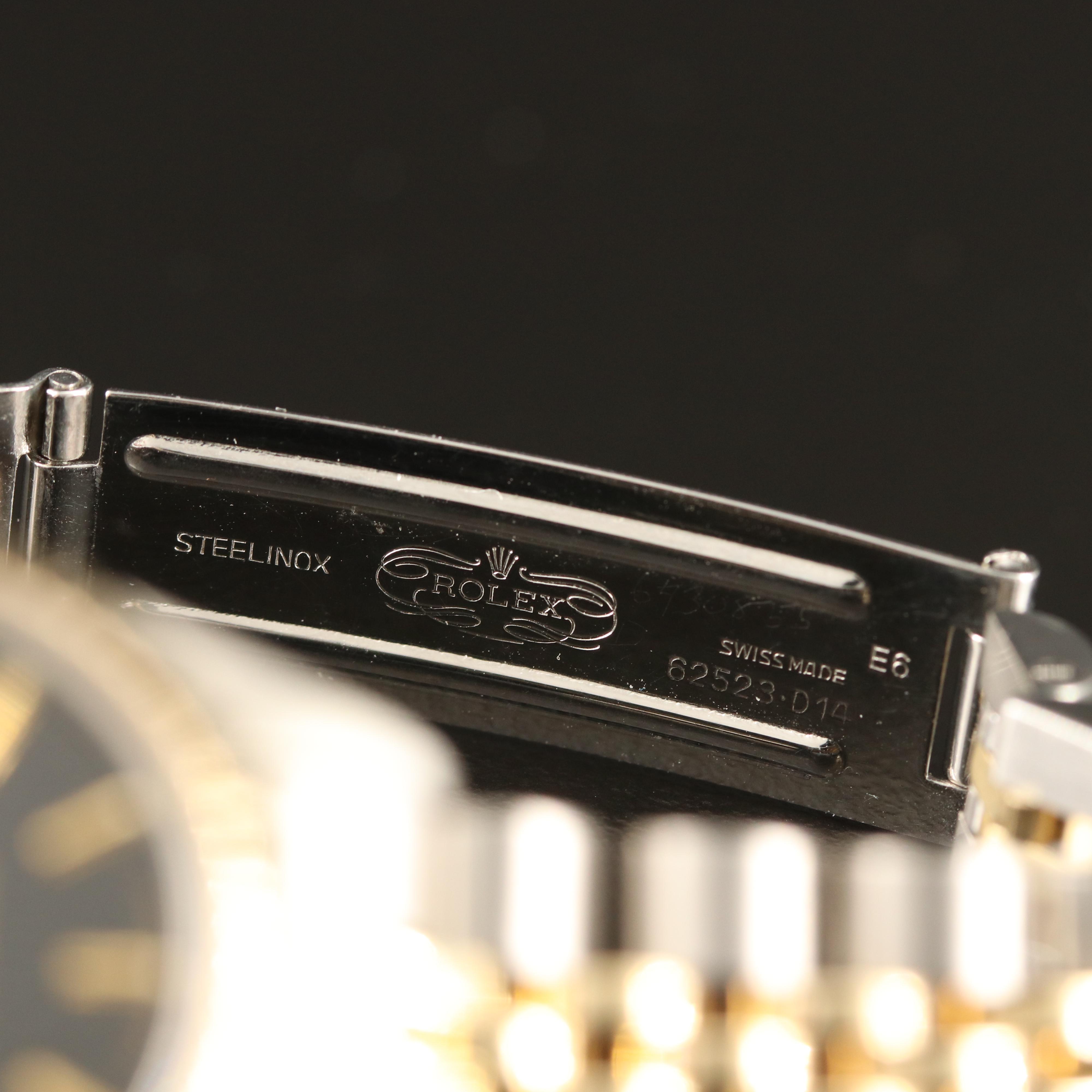 1980 Rolex Datejust 18K and Stainless Steel Watch