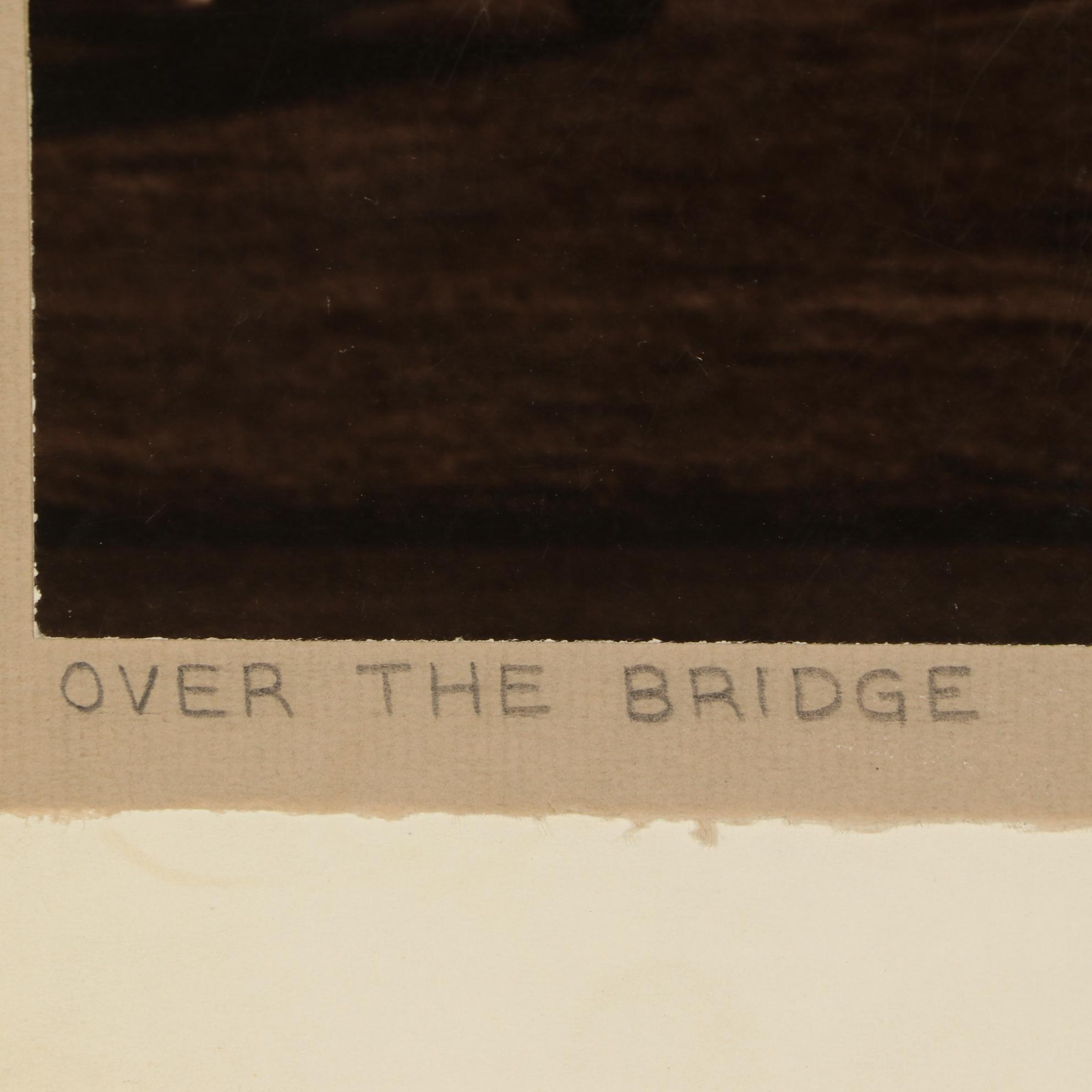 Grant Haist Silver Print Photograph "Over the Bridge"