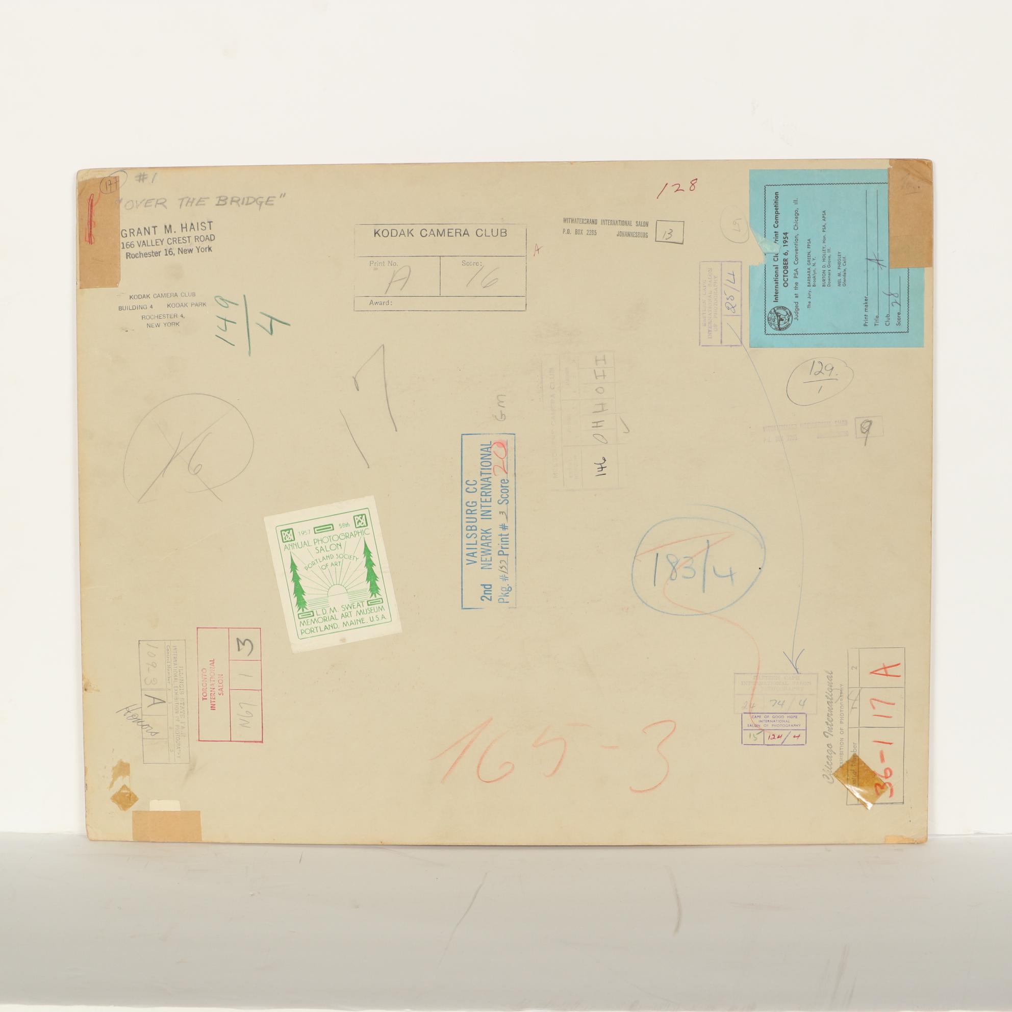 Grant Haist Silver Print Photograph "Over the Bridge"