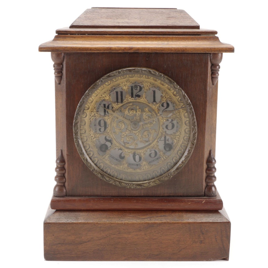 Wooden Mantel Clock