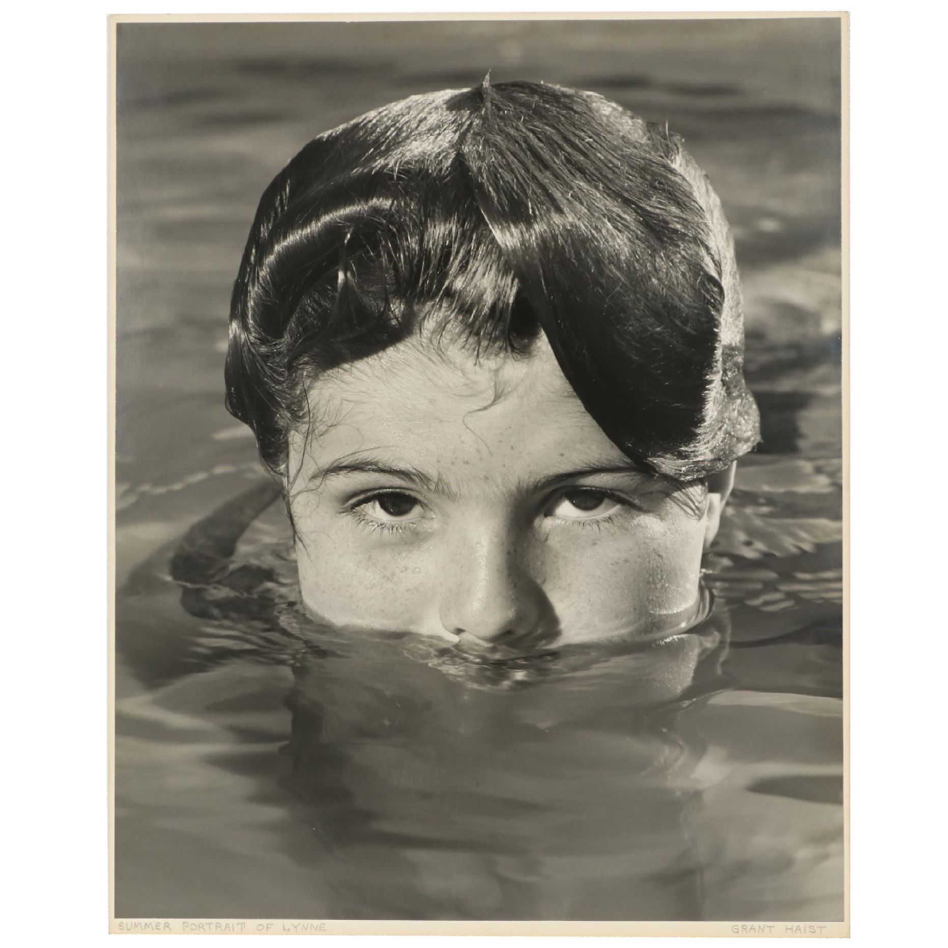 Grant Haist Silver Print Photograph "Summer Portrait of Lynne"