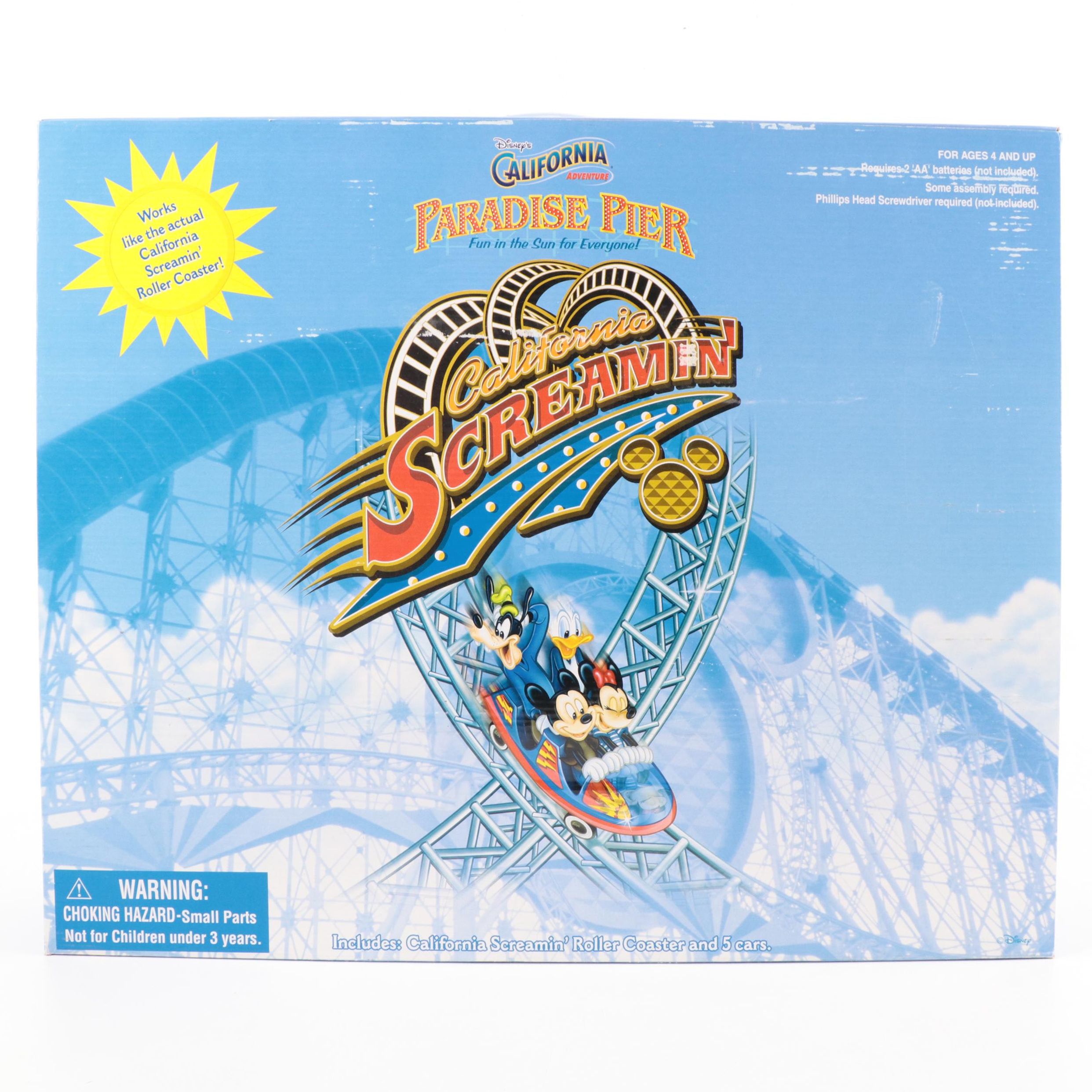 Disney "California Screamin' Roller Coaster" Toy
