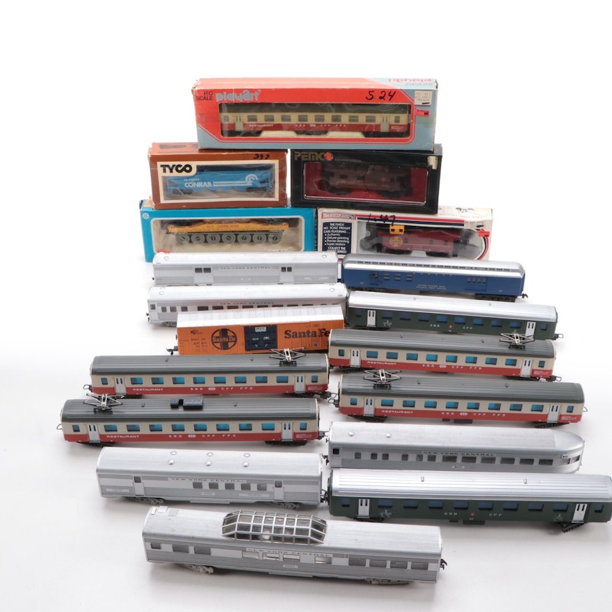 Athearn, Life-Like, Tyco, Other HO Scale Model Railroad Passenger, Freight Cars