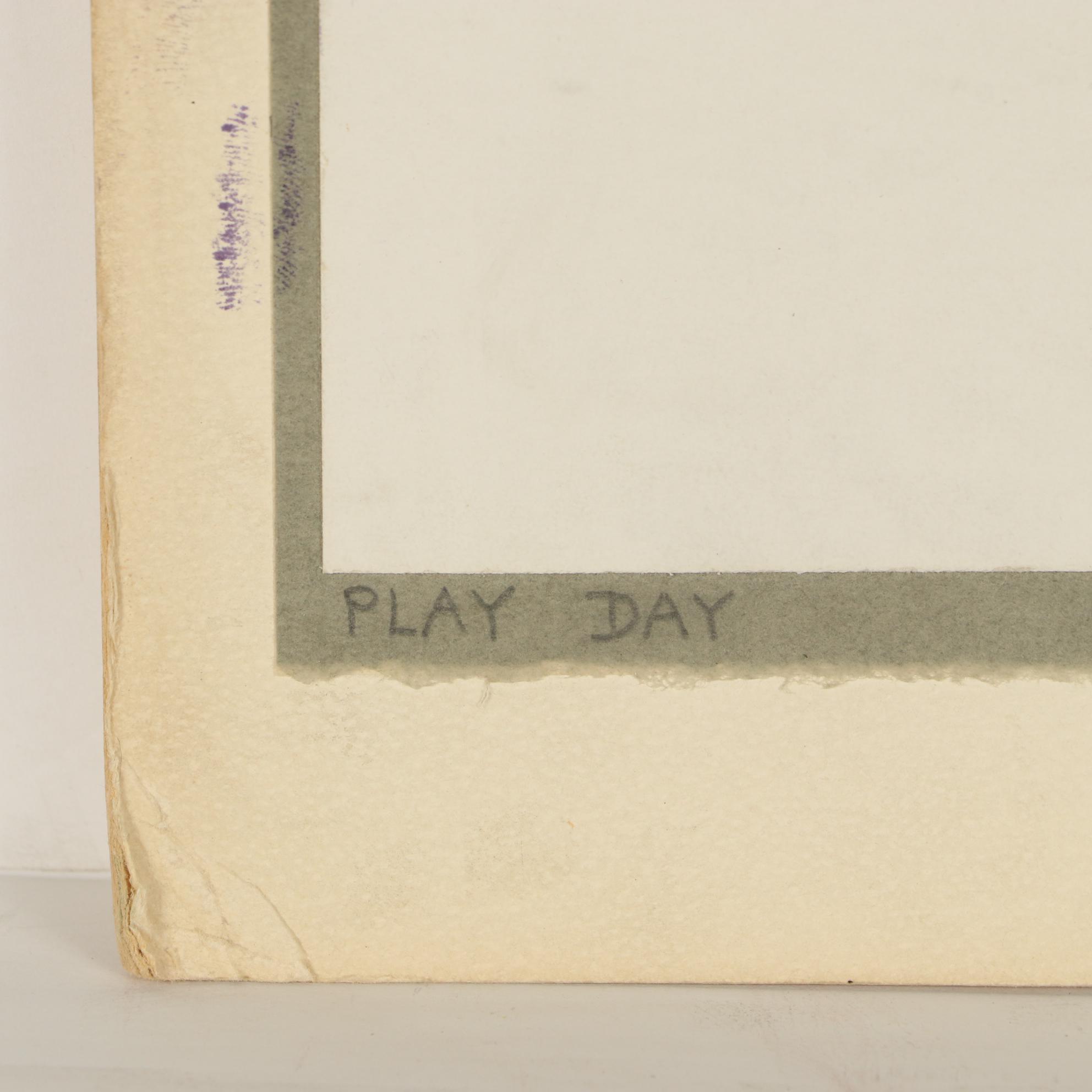 Grant Haist Silver Print Photograph "Play Day," Circa 1959