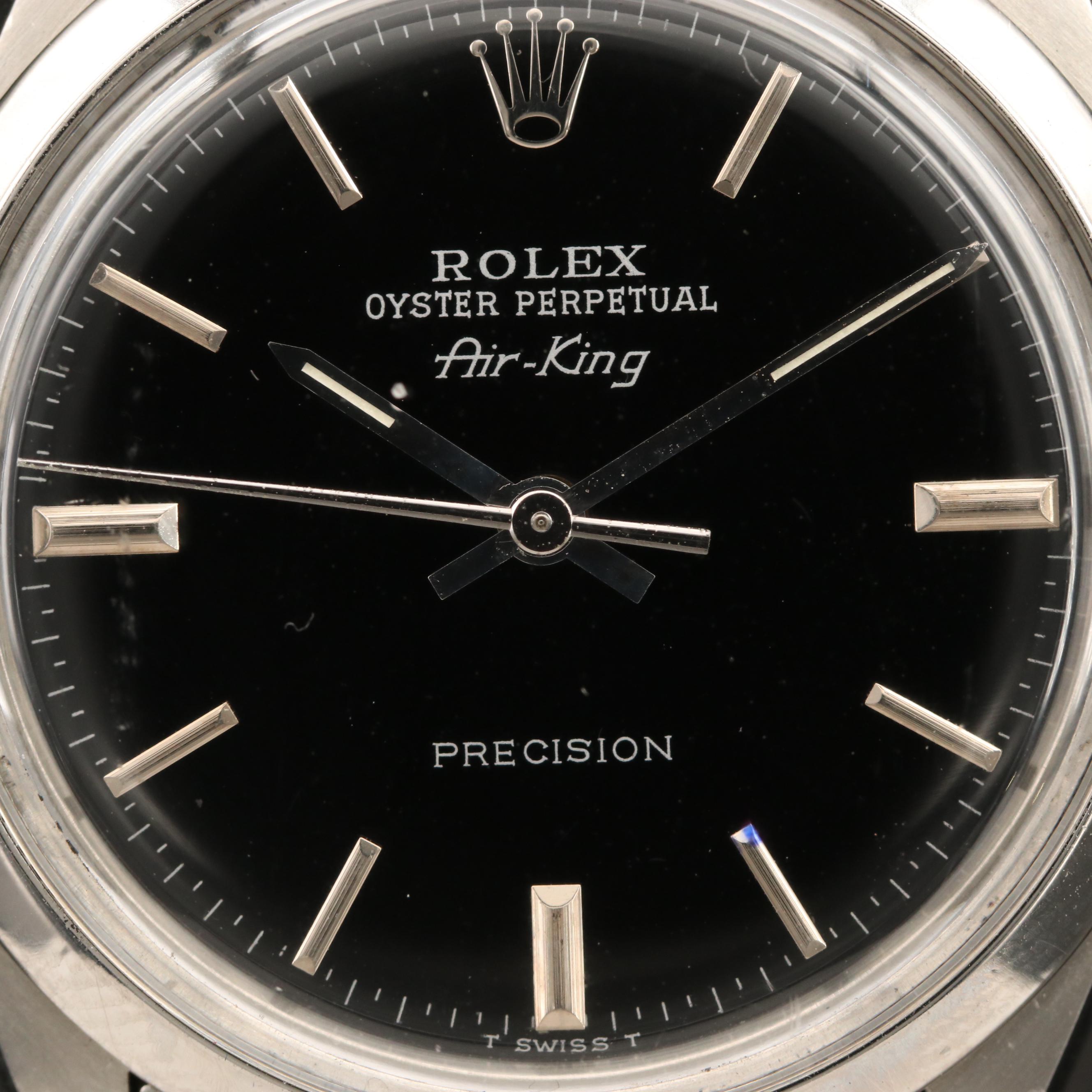 1988 Rolex Air - King Stainless Steel Watch