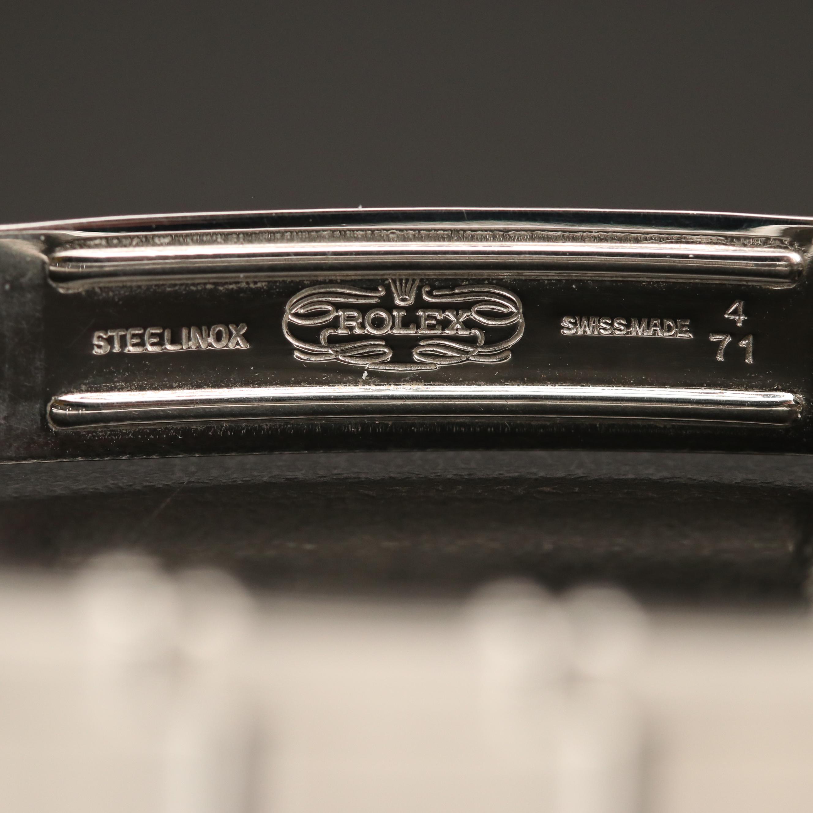 1964 Rolex Datejust Stainless Steel Watch with Mother of Pearl