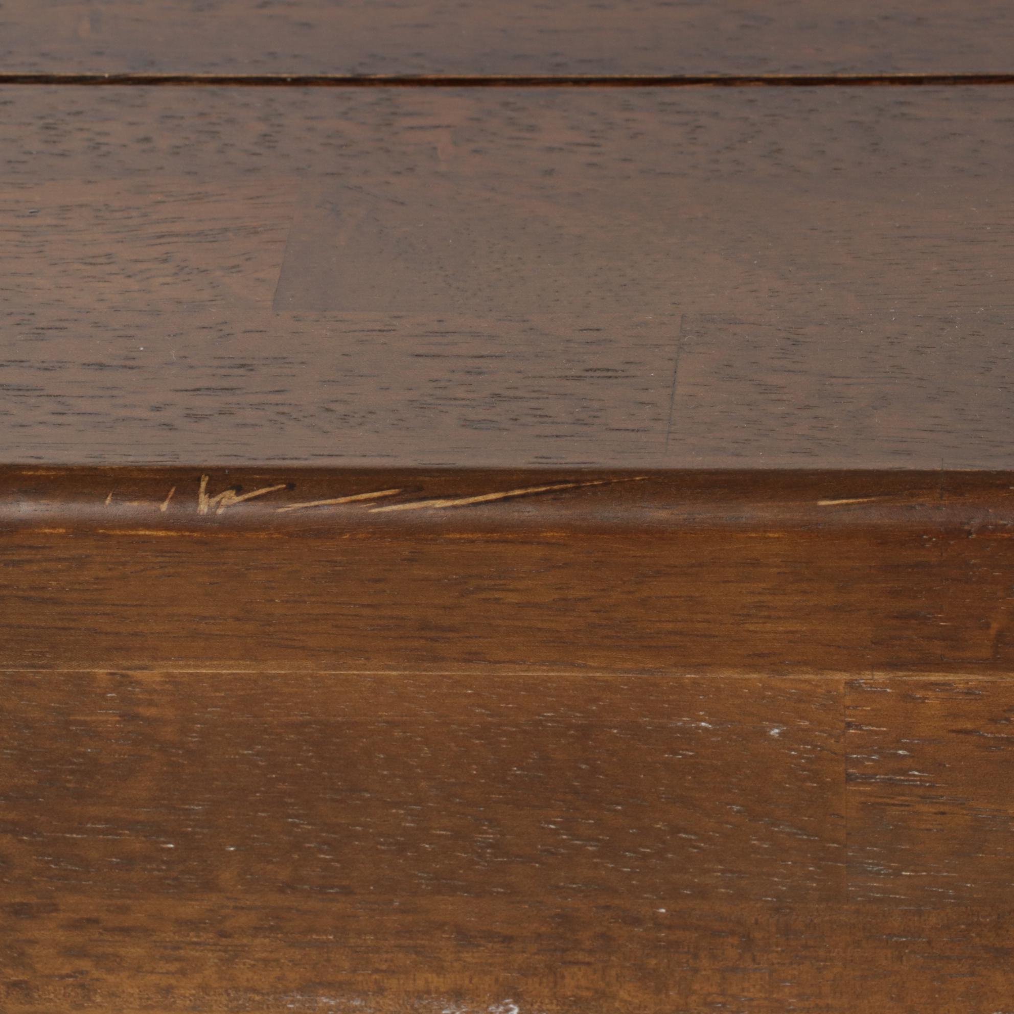 Irish Walnut Pub Table with Four Stools