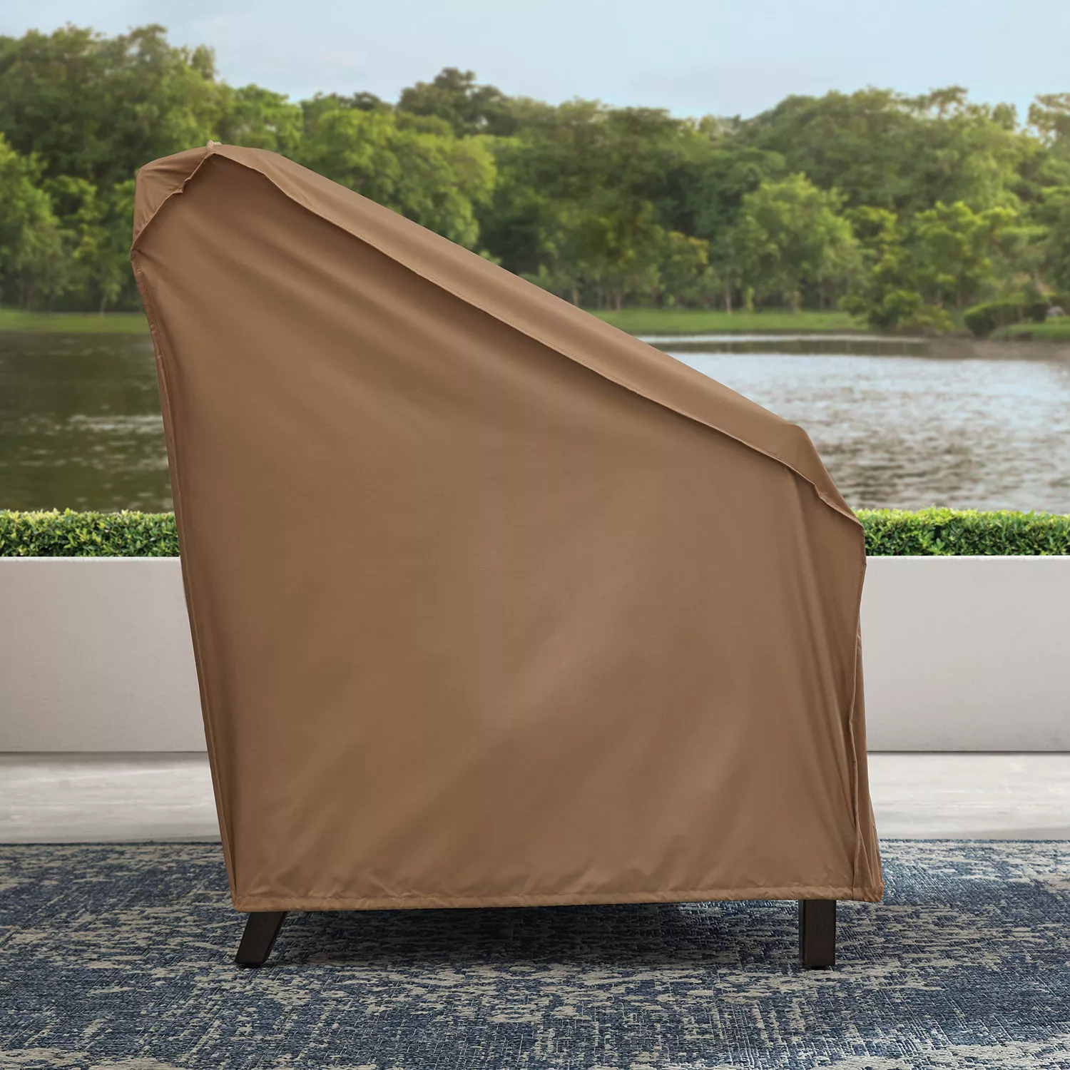 Member's Mark Agio "Newcastle" 6-Piece Patio Deep Seating Set with Fire Pit