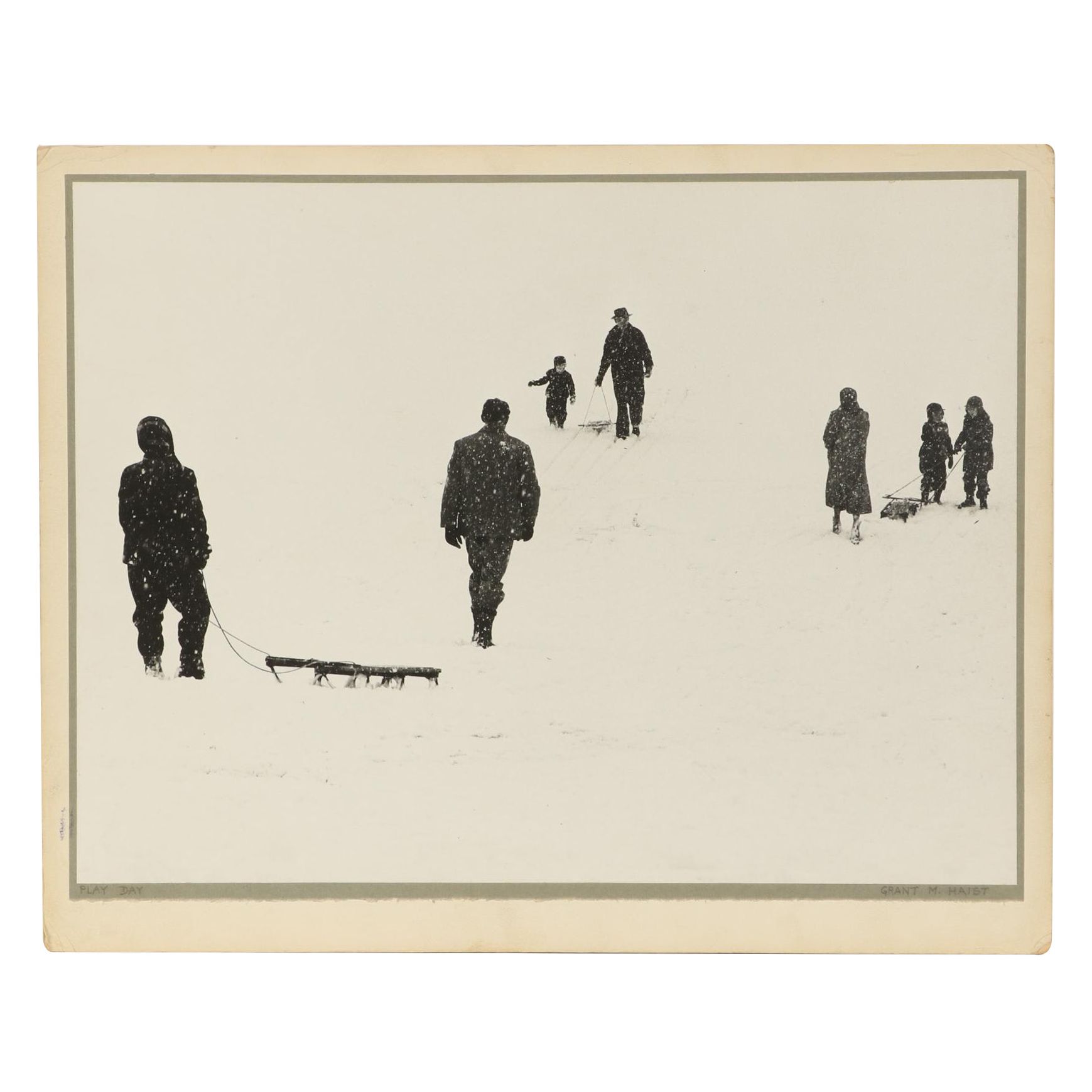 Grant Haist Silver Print Photograph "Play Day," Circa 1959